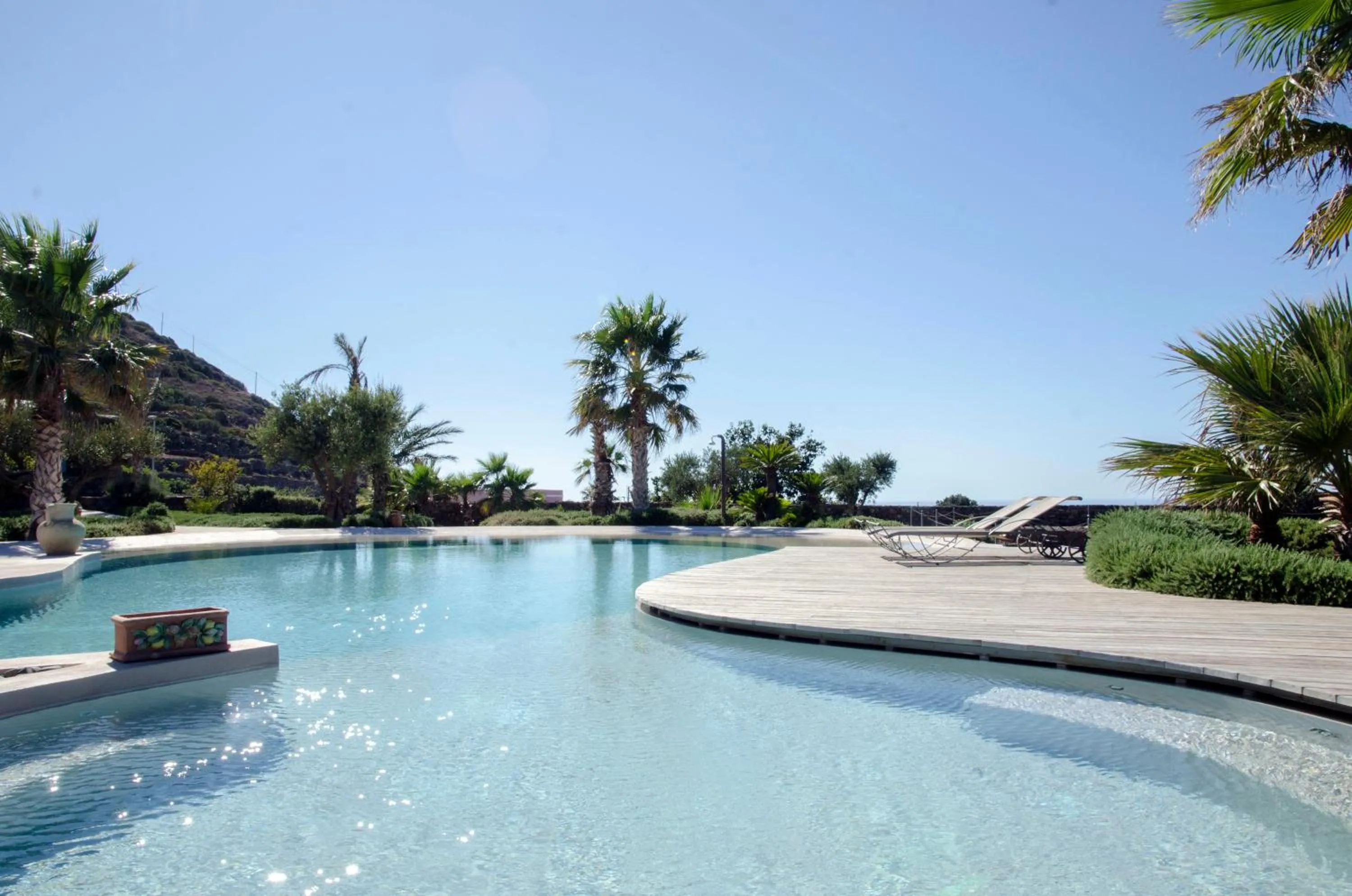 Pool view in Resort Acropoli