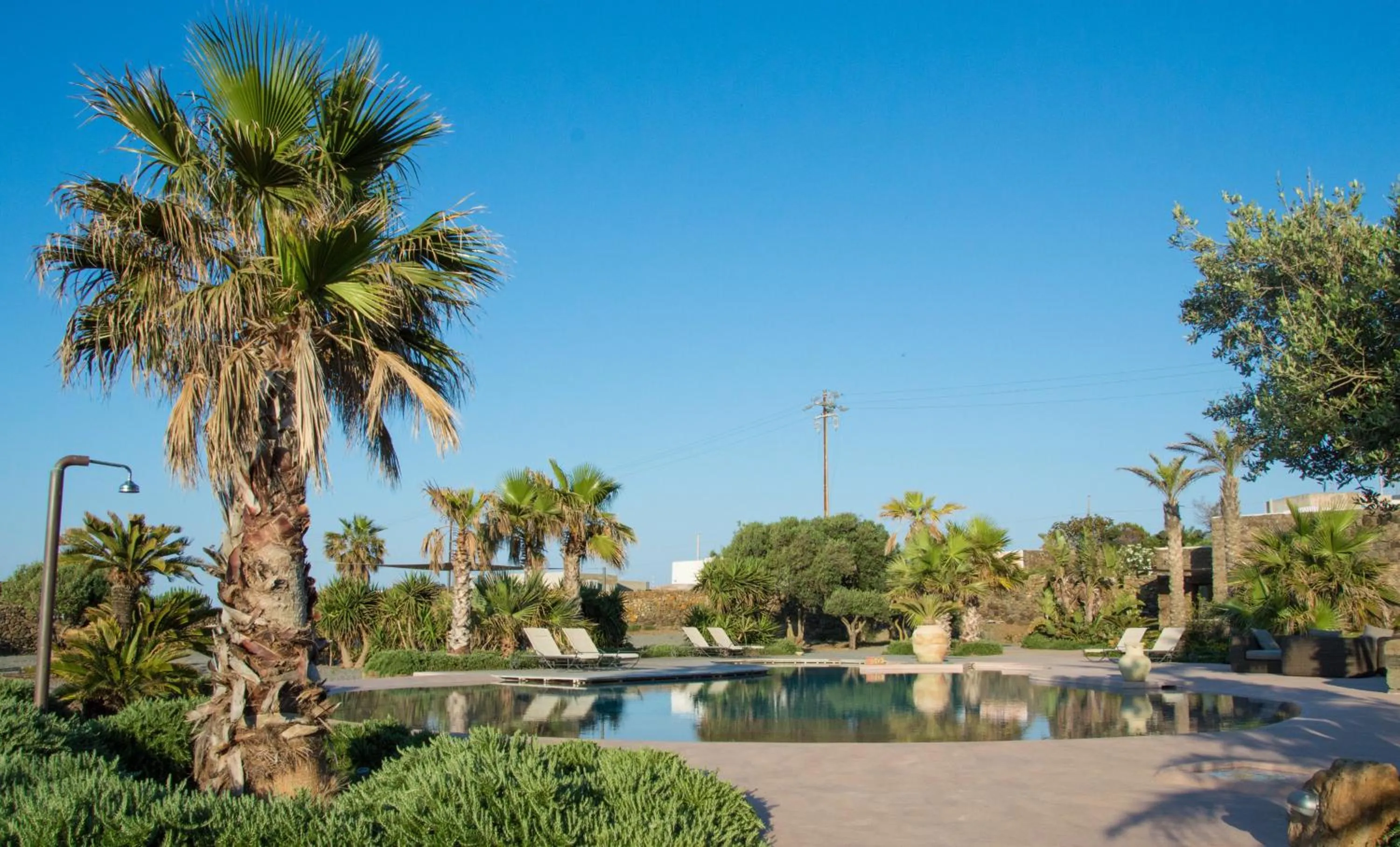 Pool view in Resort Acropoli