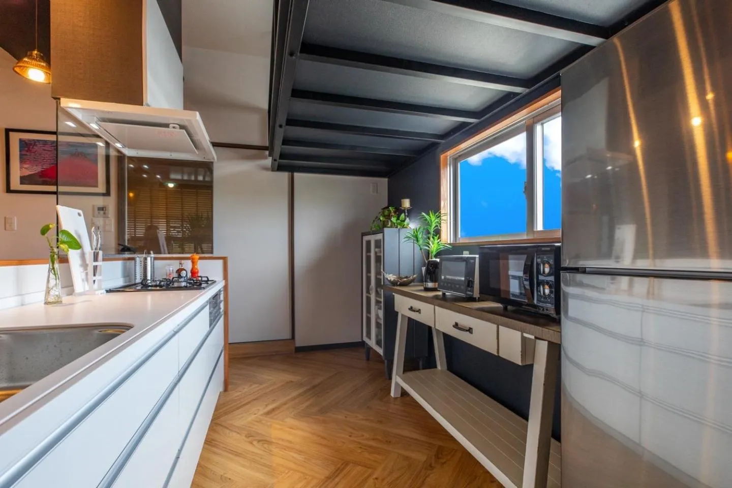 Kitchen or kitchenette in Good Day Hotel