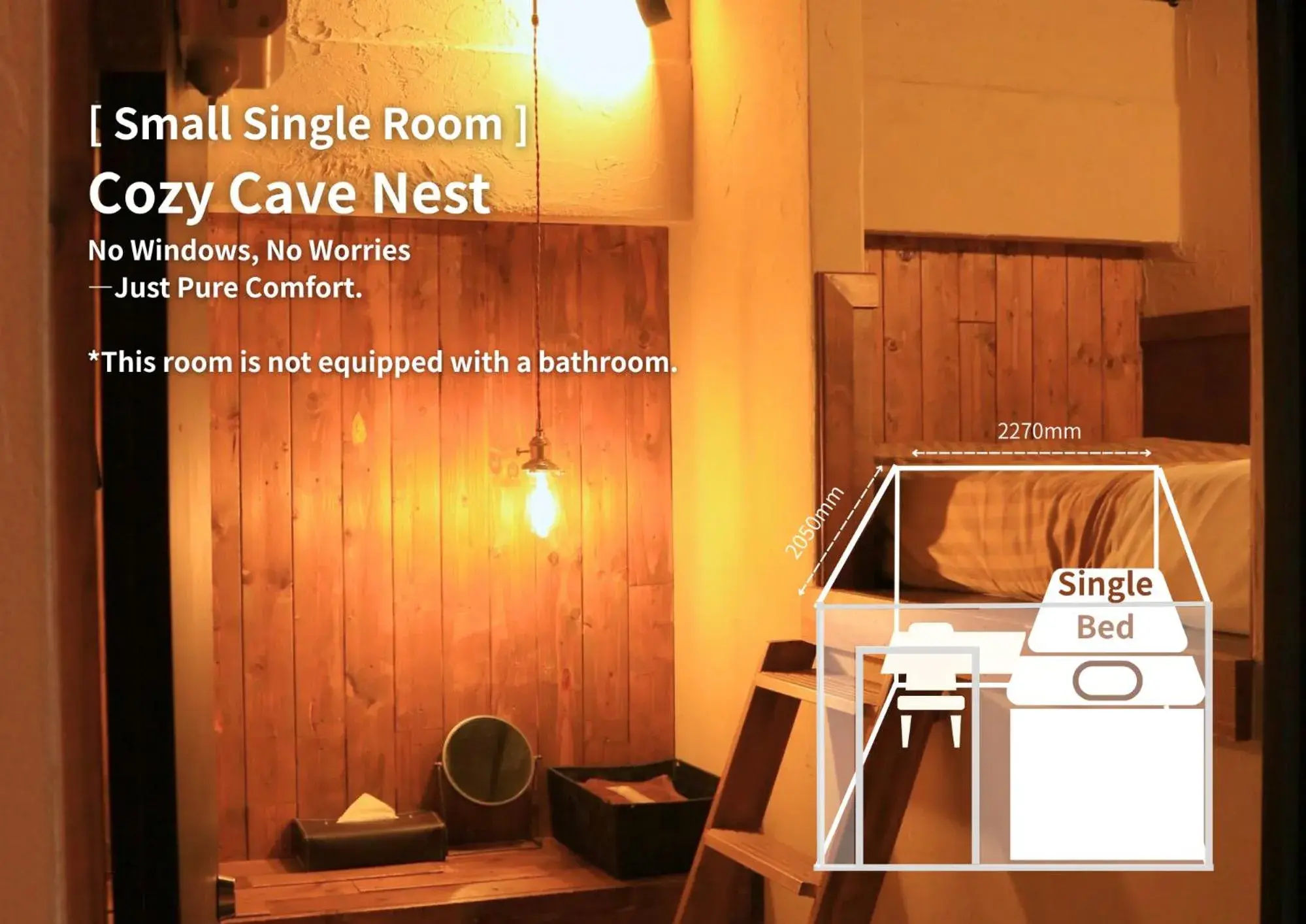 Small Single Room - single occupancy in RoheN ASHINOKO Small Single Room - single occupancy in RoheN ASHINOKO