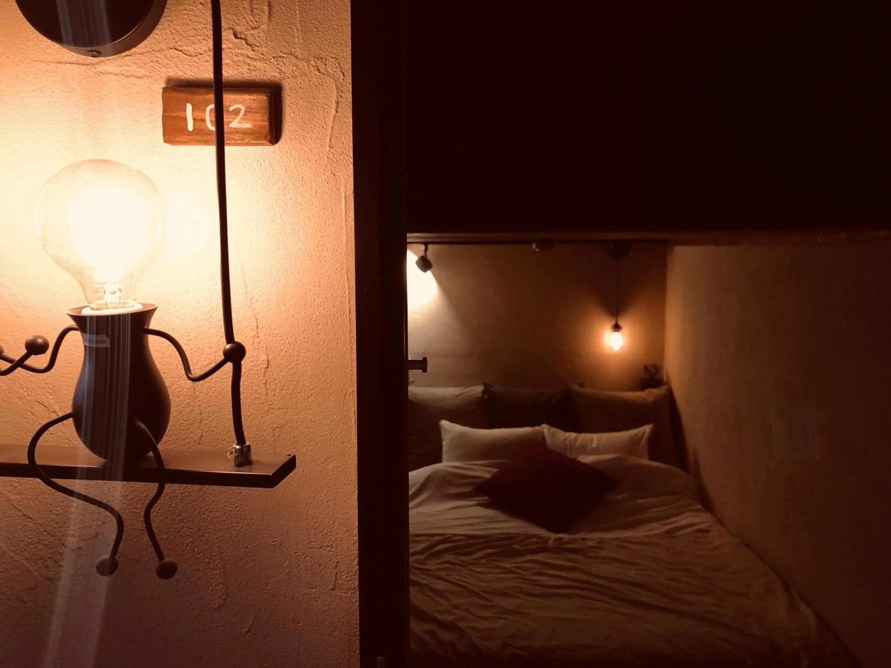 Photo of the whole room, Bed in RoheN ASHINOKO