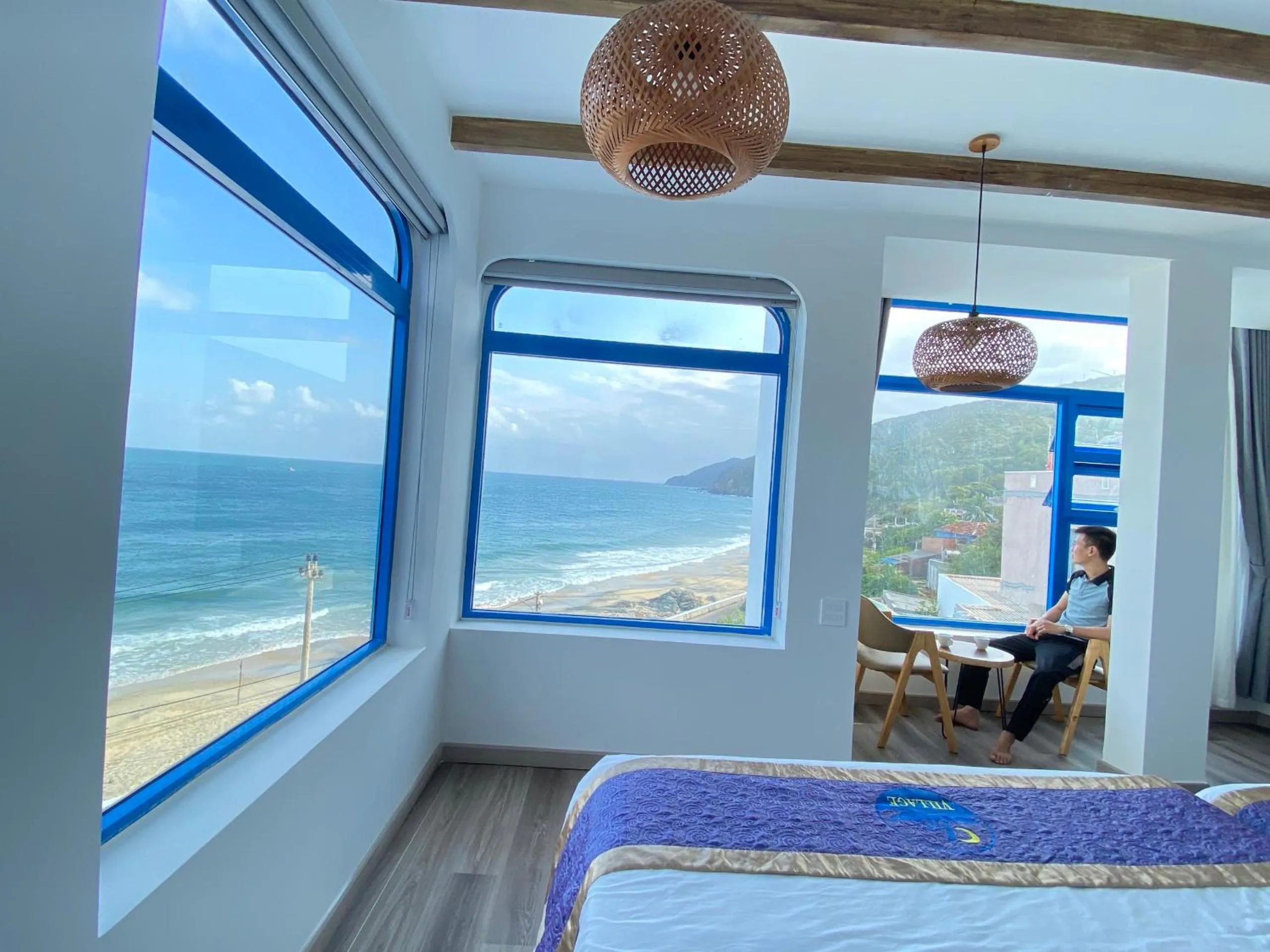 Bed in Chai Village Hotel