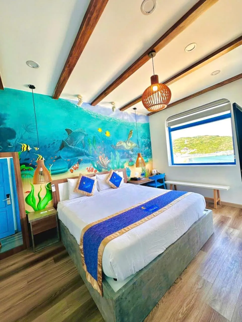 Bed in Chai Village Hotel