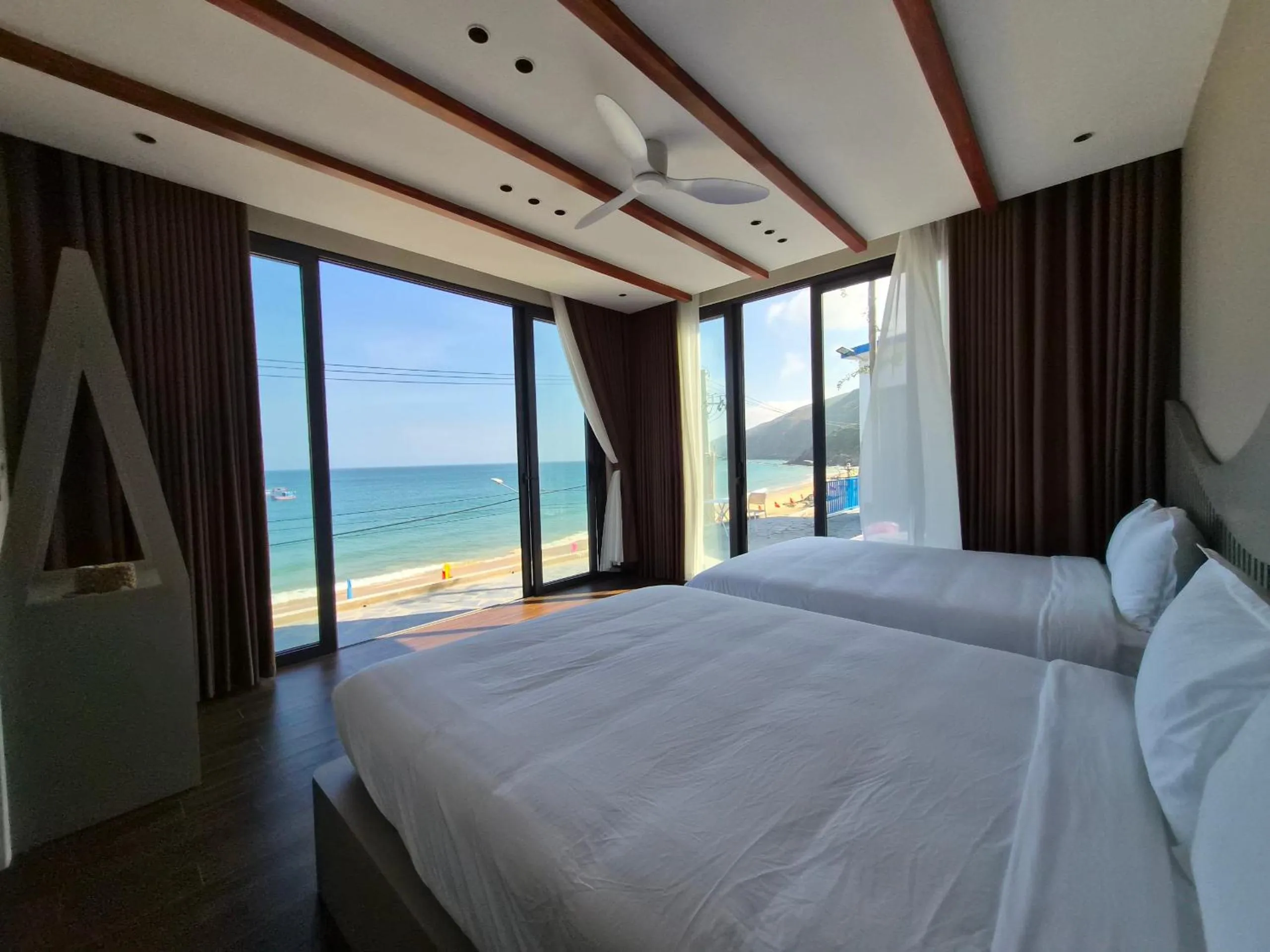 Bed in Chai Village Hotel