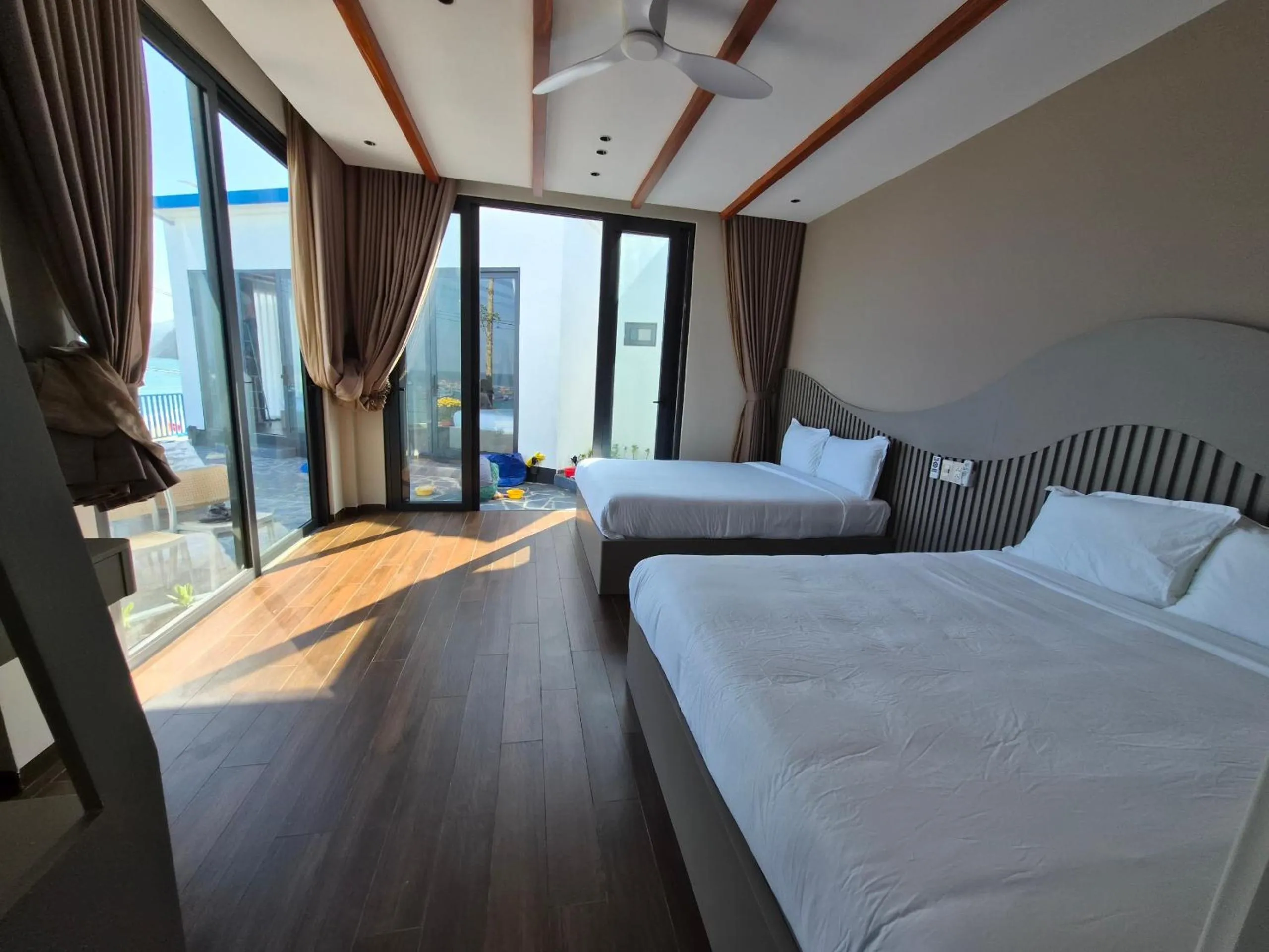 Bed in Chai Village Hotel