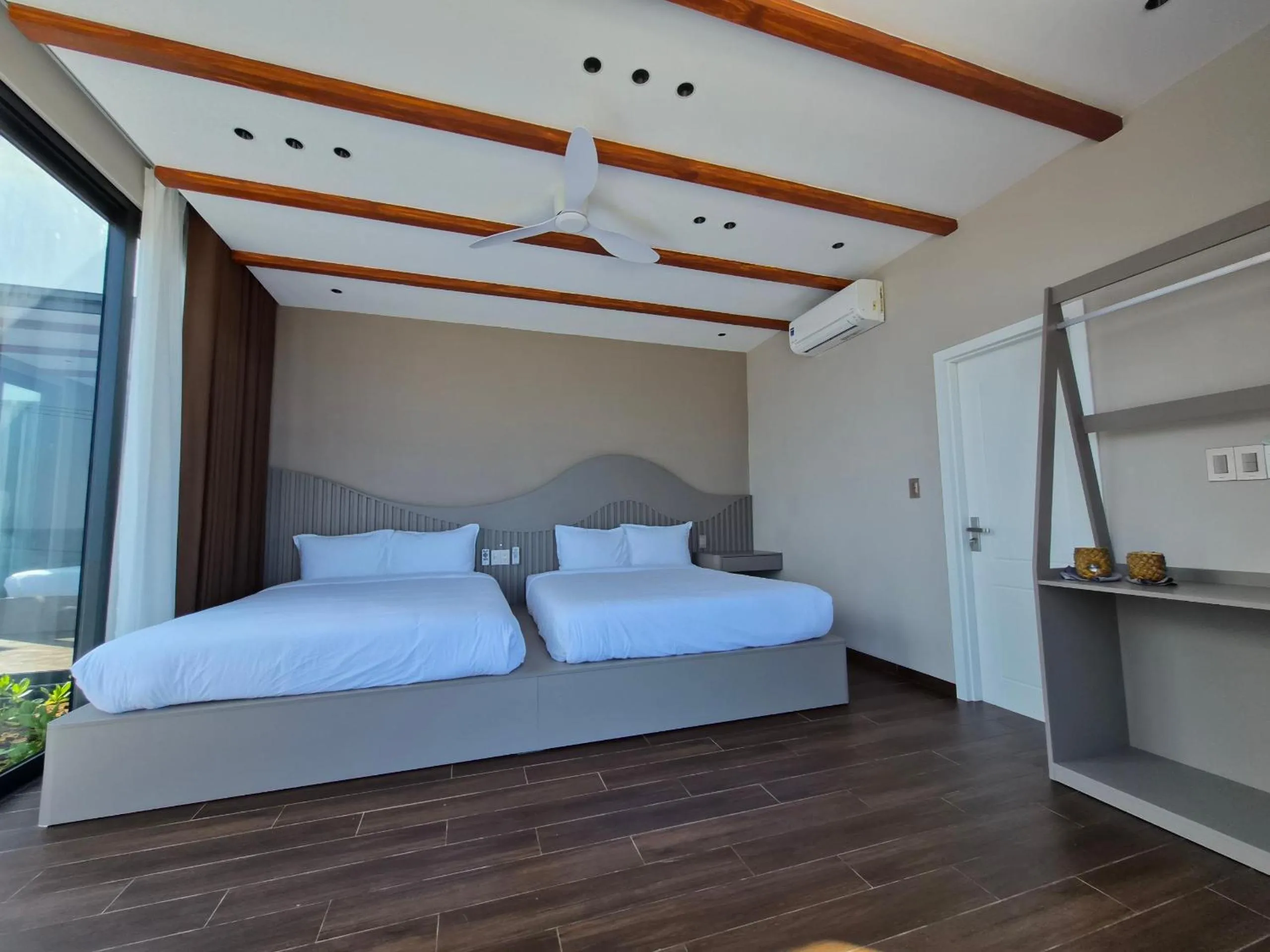 Bed in Chai Village Hotel