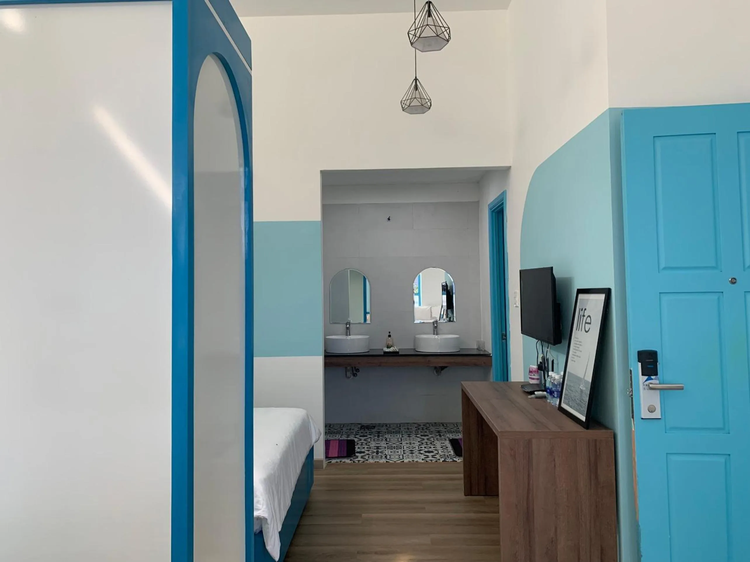 Bed in Chai Village Hotel