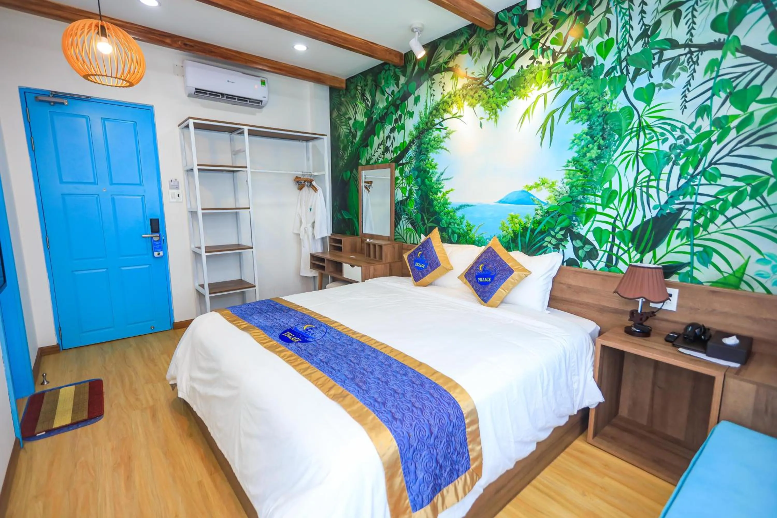 Bed in Chai Village Hotel