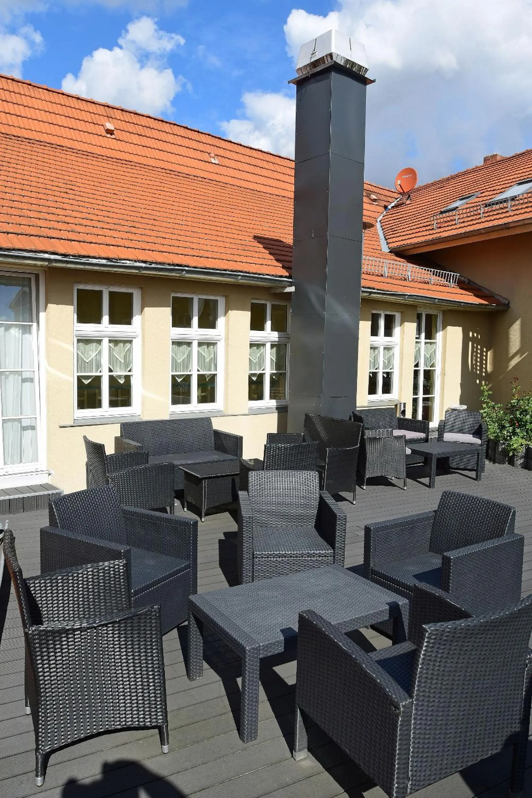 Balcony/Terrace in Hotel garni Goldene Henne