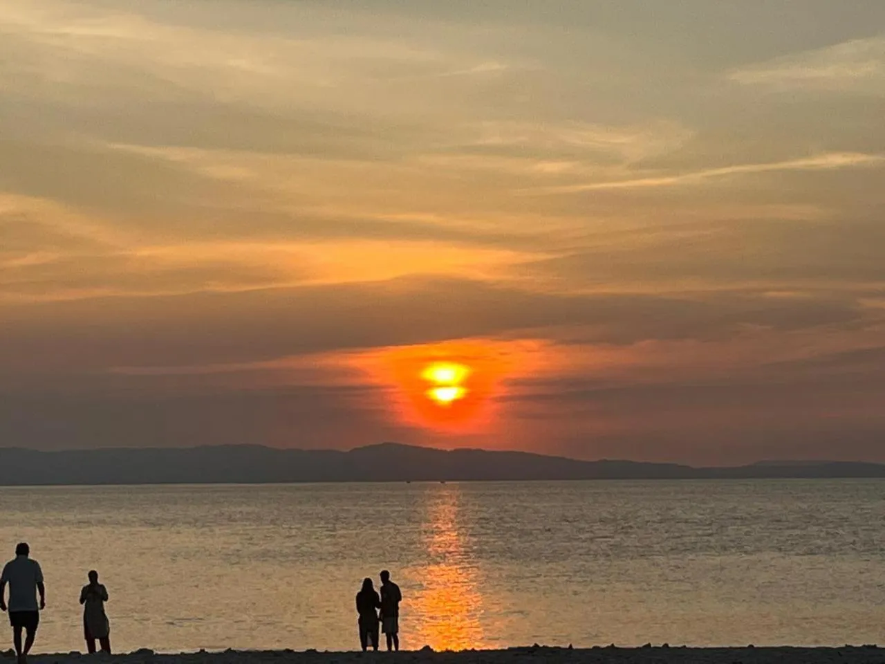 Sunset in Purnima Resort Neil Island