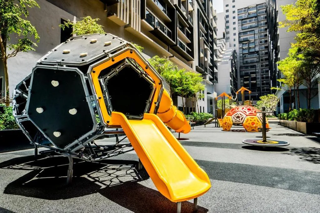 Children play ground in Thermospace Imperio B-25-31 Melaka City