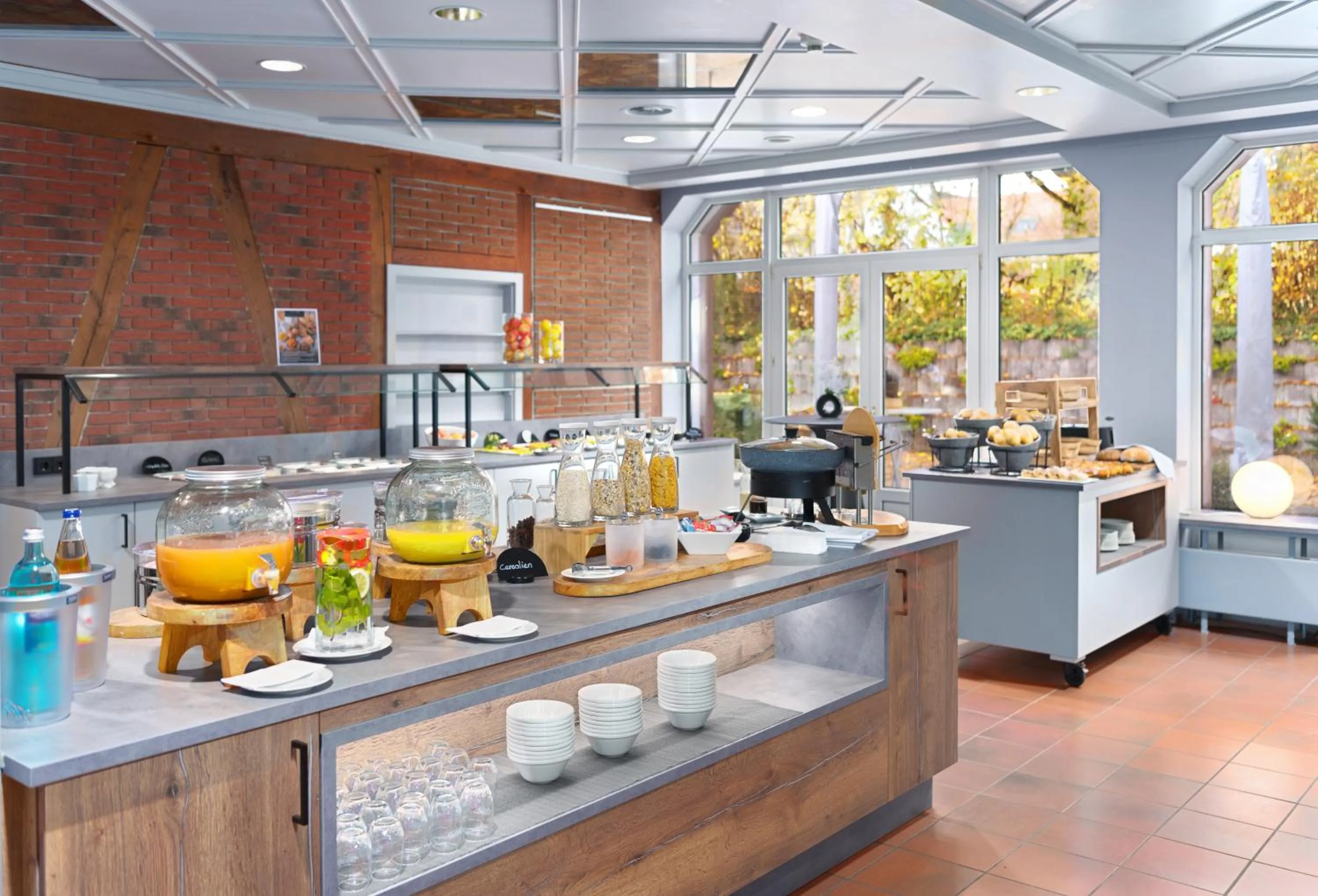 Buffet breakfast in Trip Inn Hotel Egelsbach Frankfurt