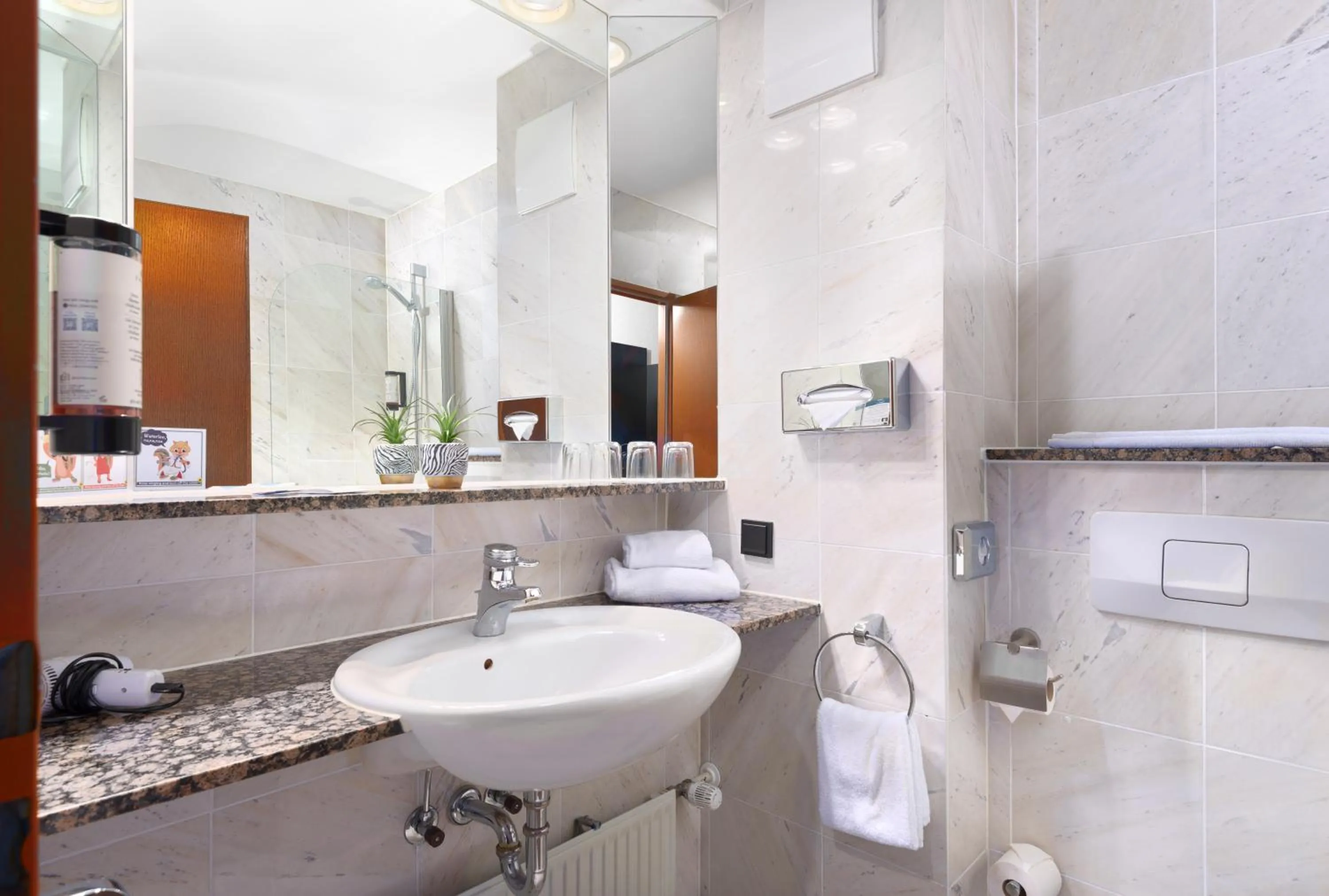 Shower in Trip Inn Hotel Egelsbach Frankfurt