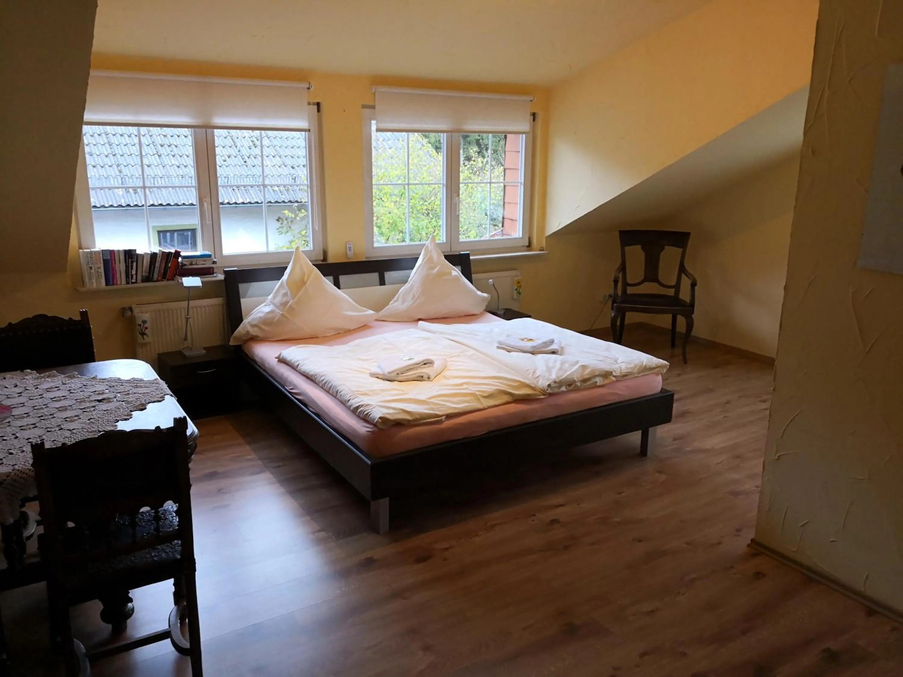 Bedroom, Bed in Waldgasthaus am Schwarzenbruch