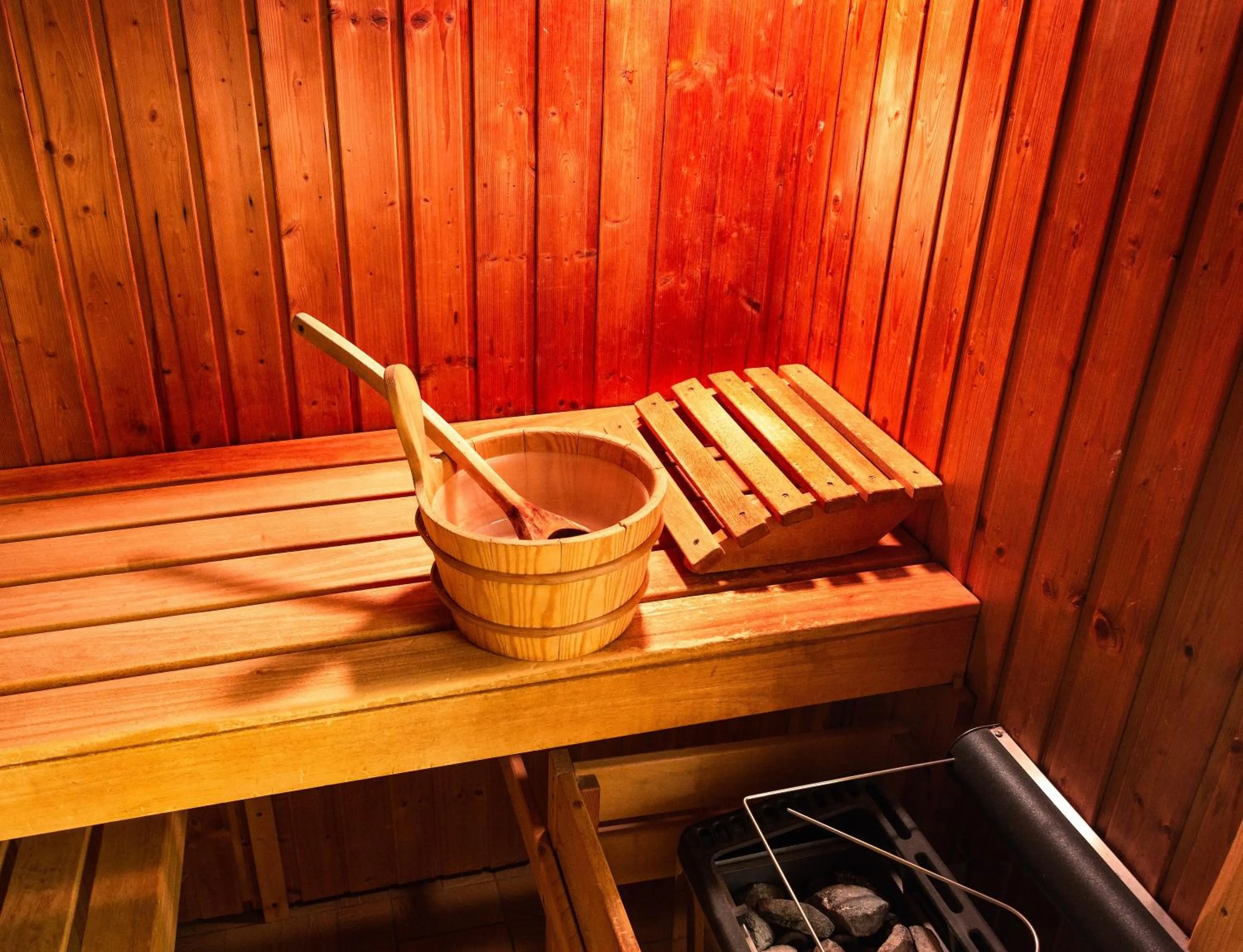 Sauna in Waldgasthaus am Schwarzenbruch