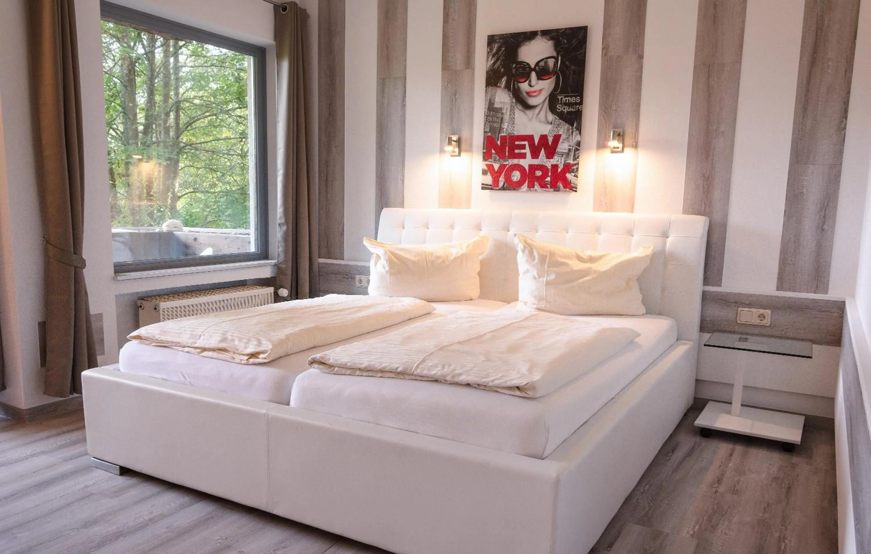 Bed in Waldgasthaus am Schwarzenbruch