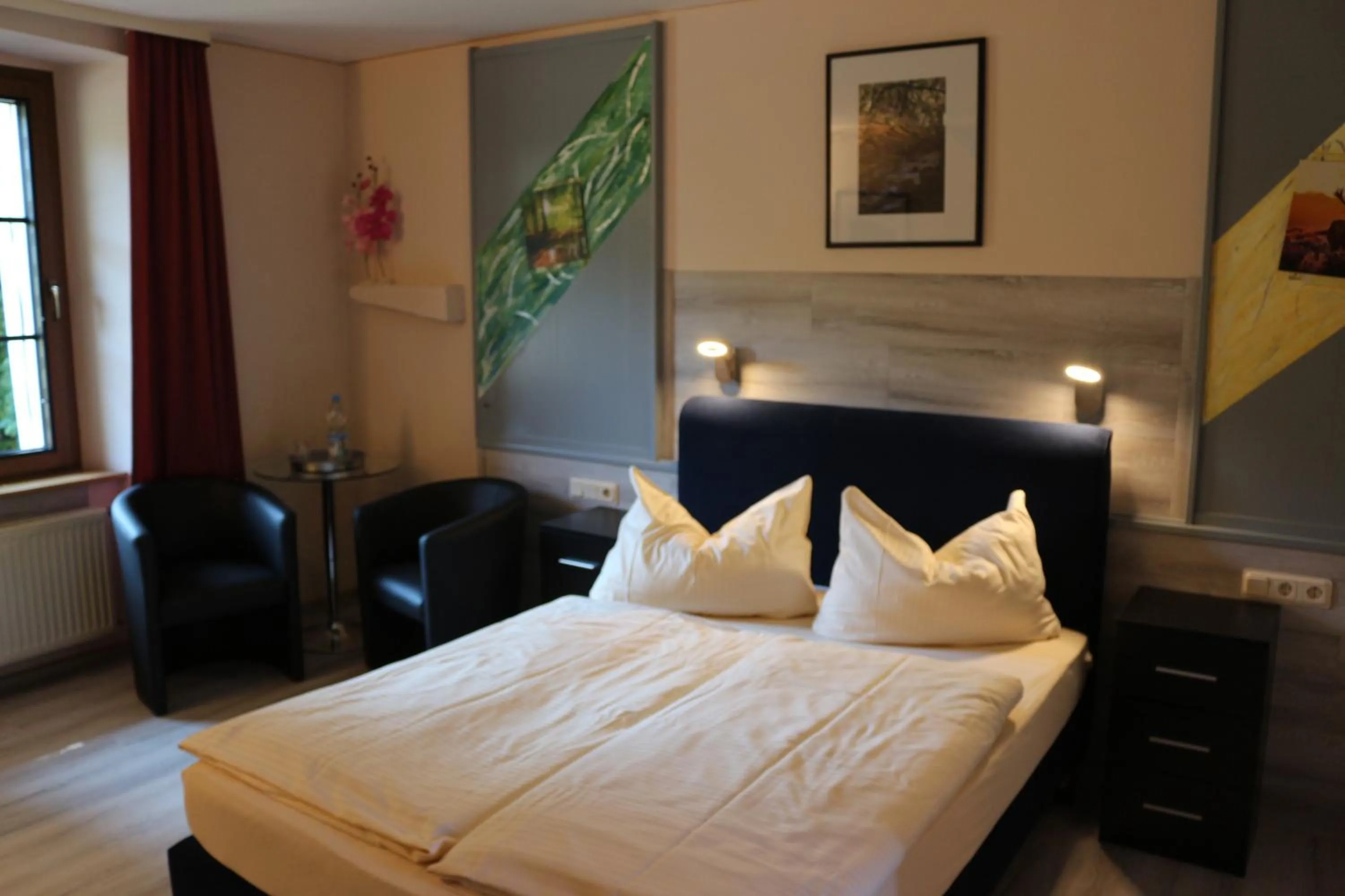 Photo of the whole room, Bed in Waldgasthaus am Schwarzenbruch