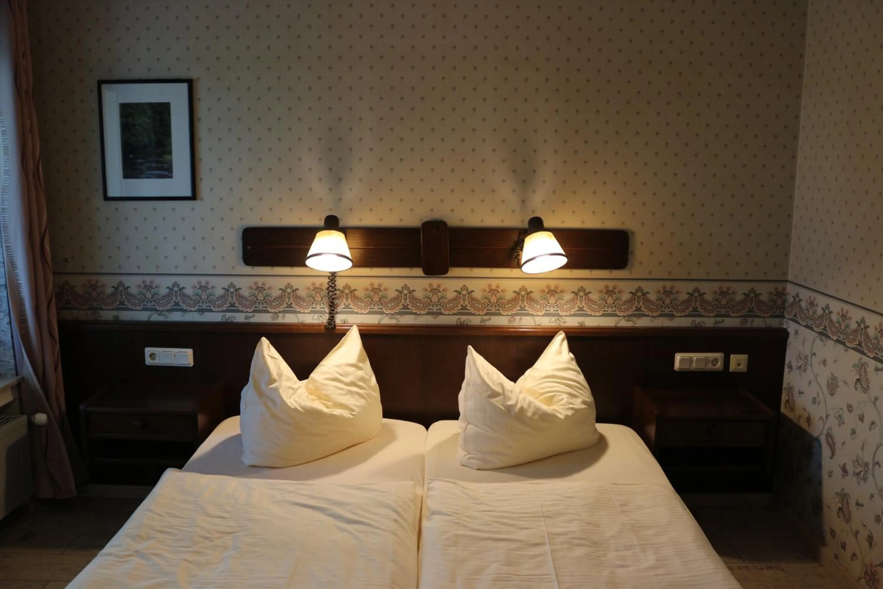 Bed in Waldgasthaus am Schwarzenbruch