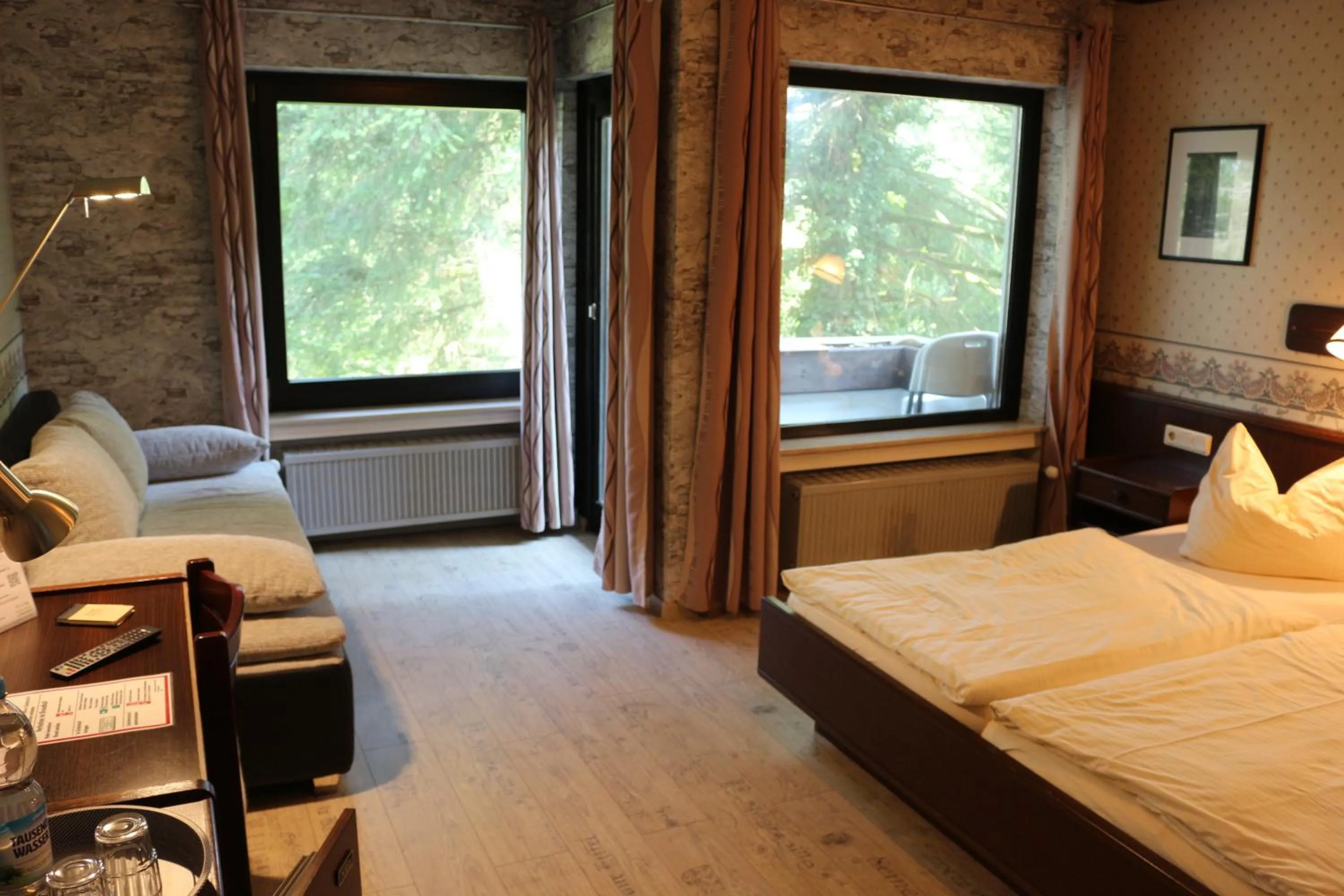 Photo of the whole room, Bed in Waldgasthaus am Schwarzenbruch