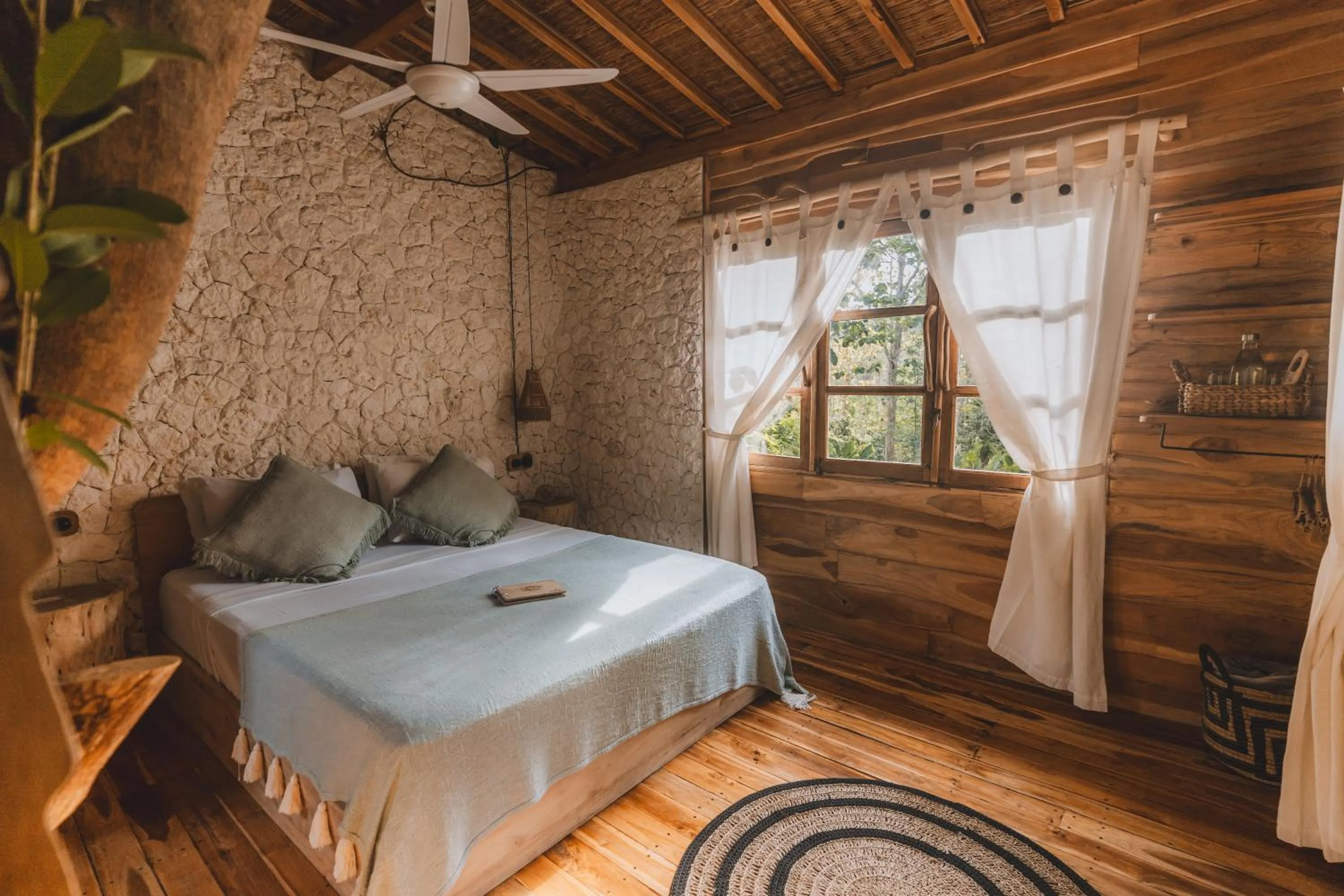 Bed in Roots Tree House