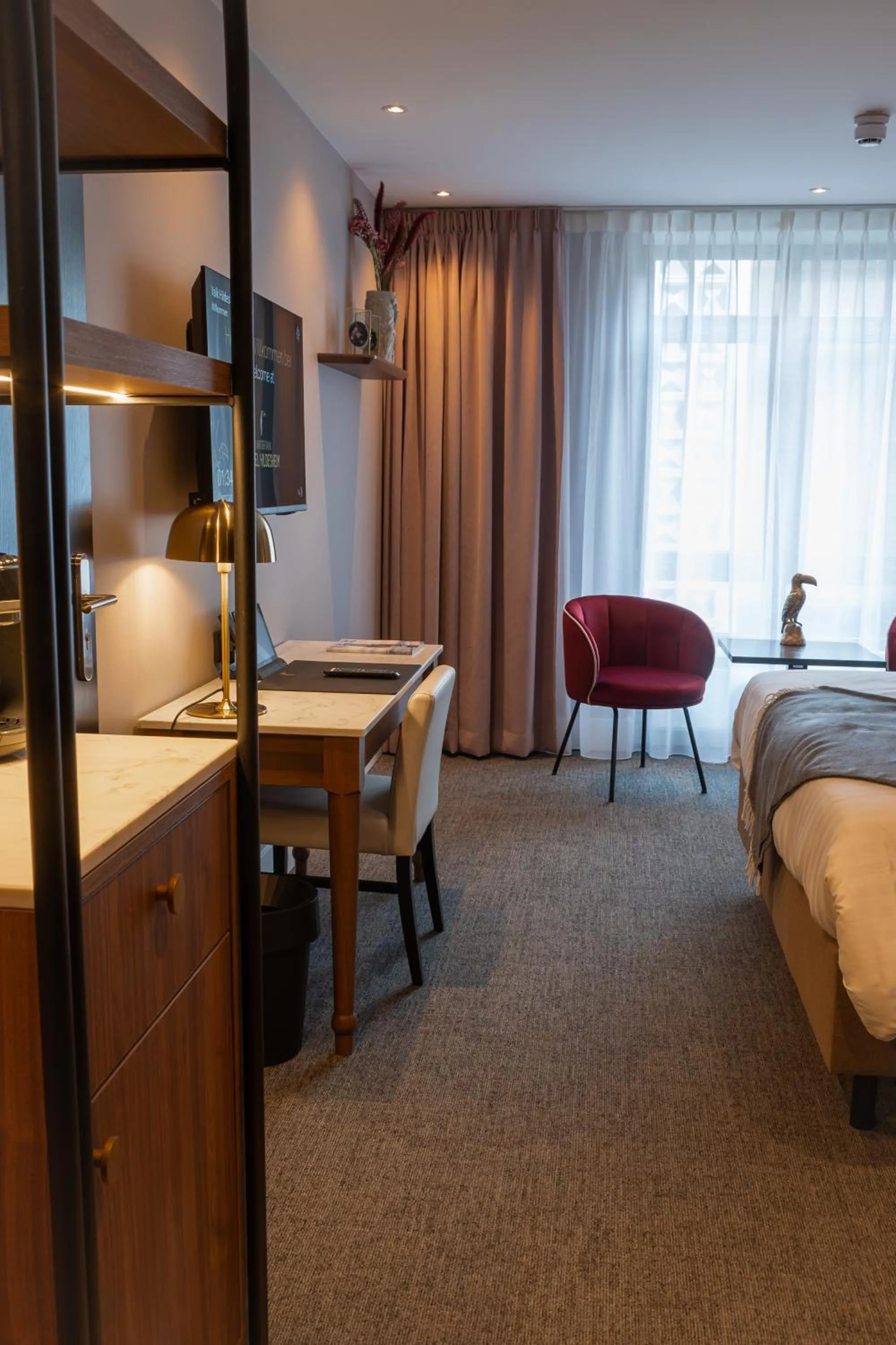 Seating area, Bed in Van der Valk Hotel Hildesheim