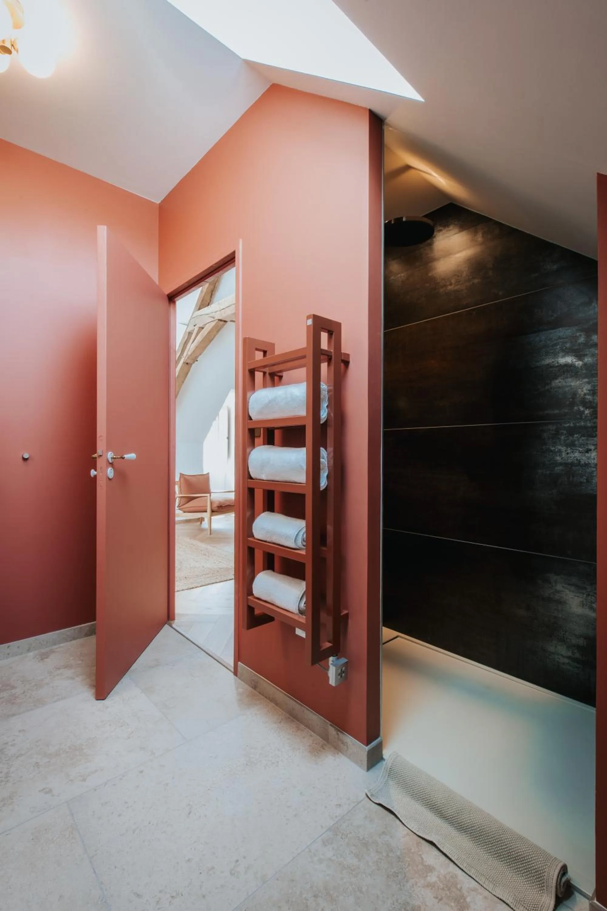 Bathroom, Bed in Les Cabottes