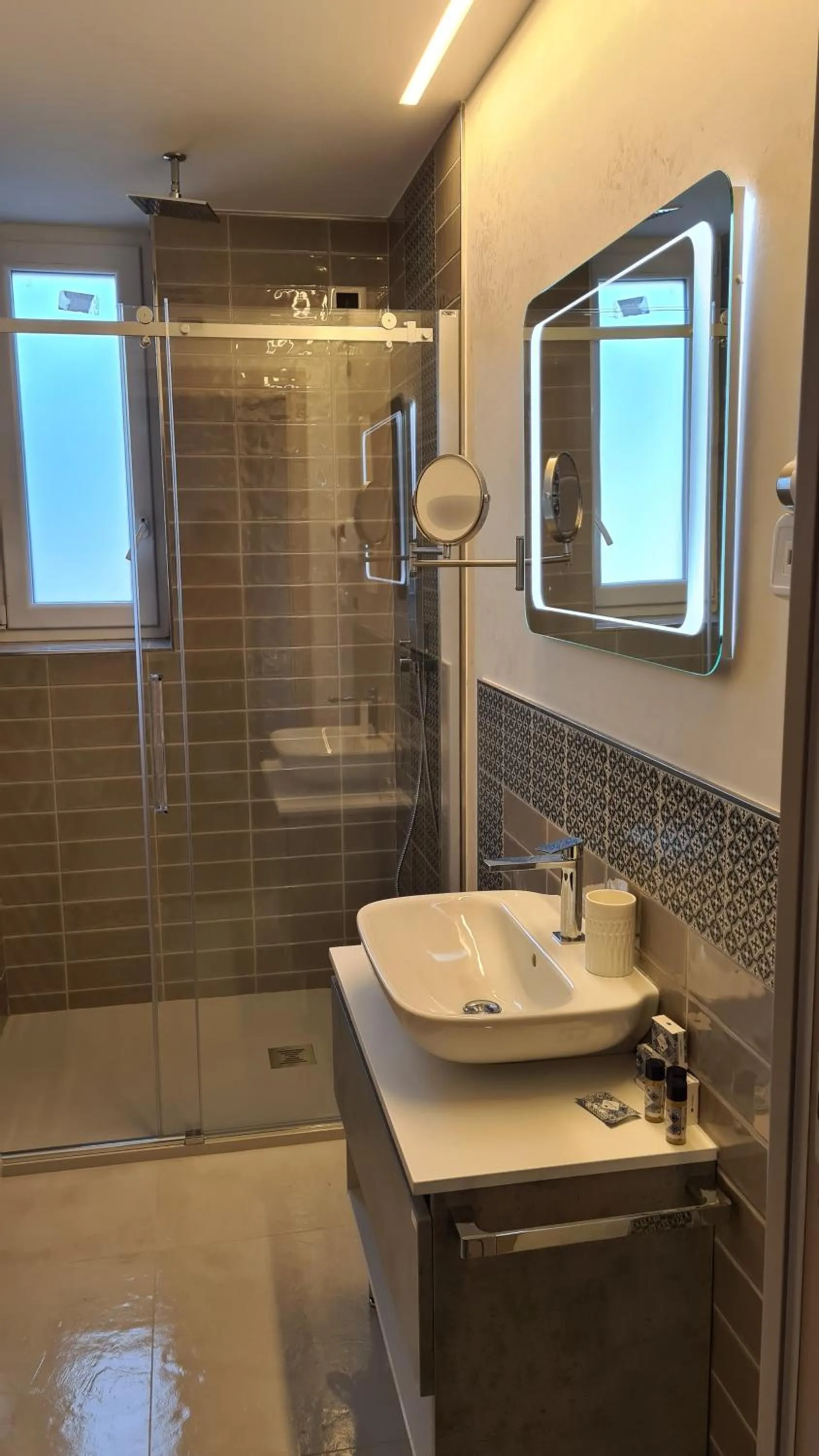 Shower in B&B La Piazzetta