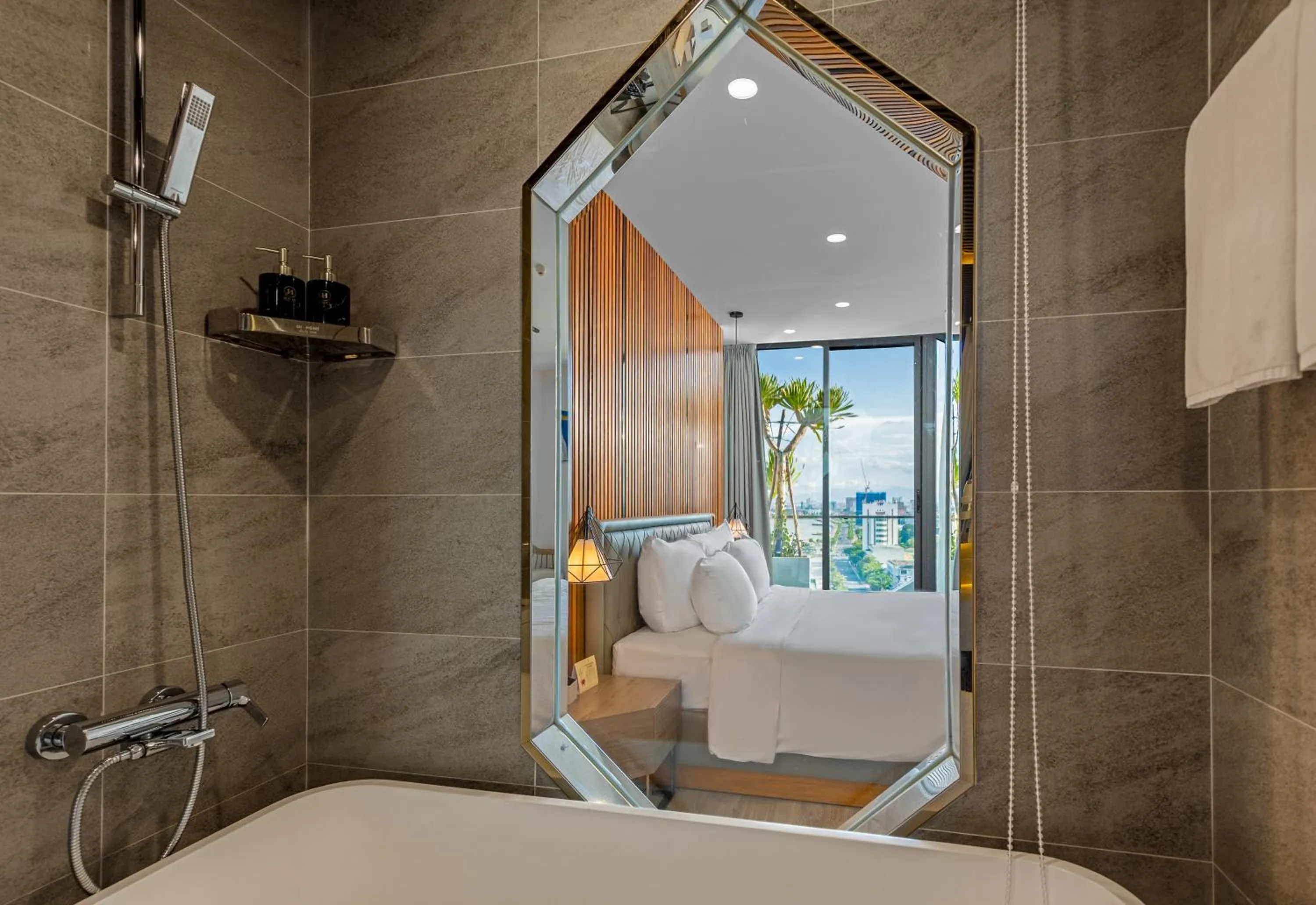 Bathroom in HAIAN Riverfront Hotel Da Nang