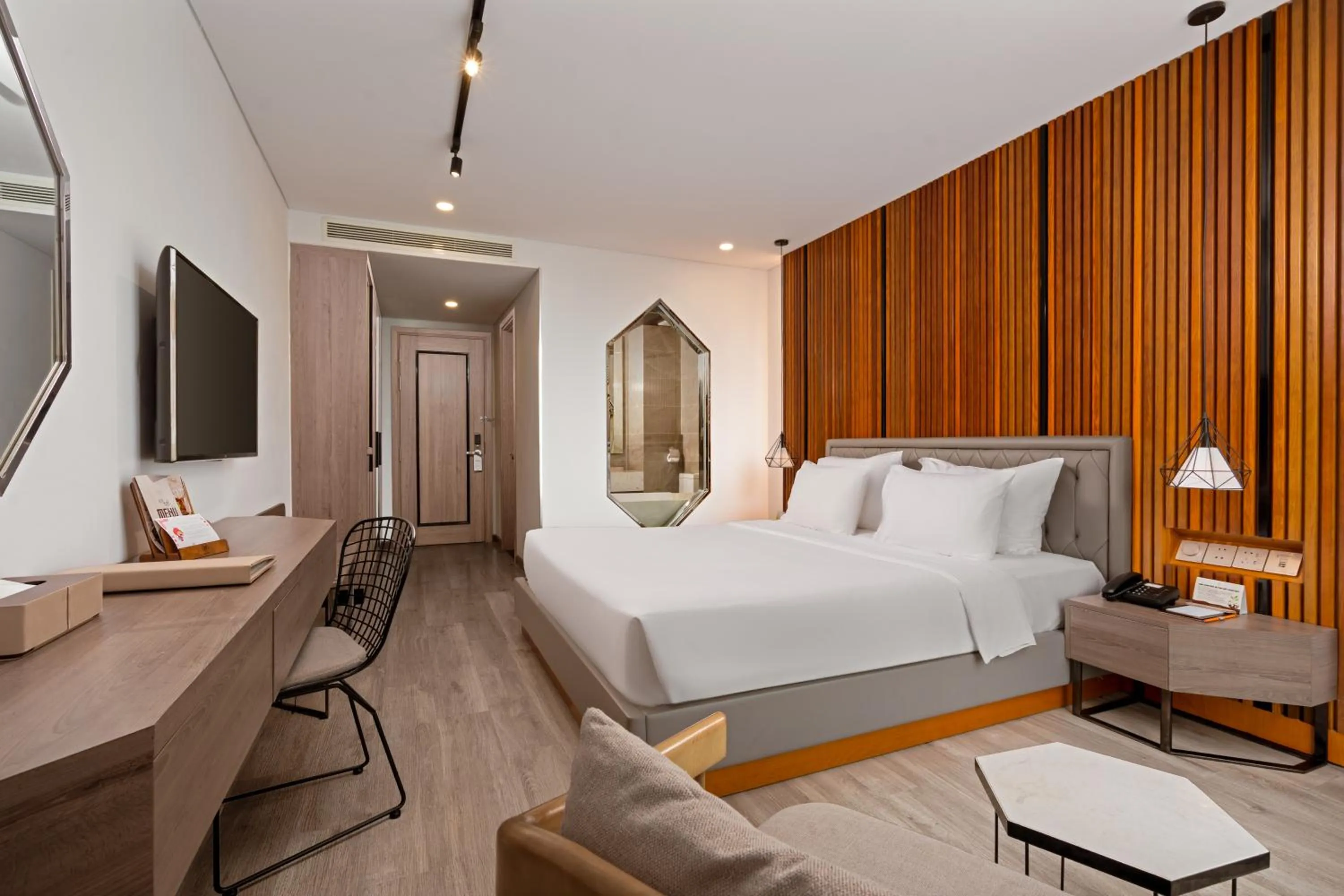 Bed in HAIAN Riverfront Hotel Da Nang