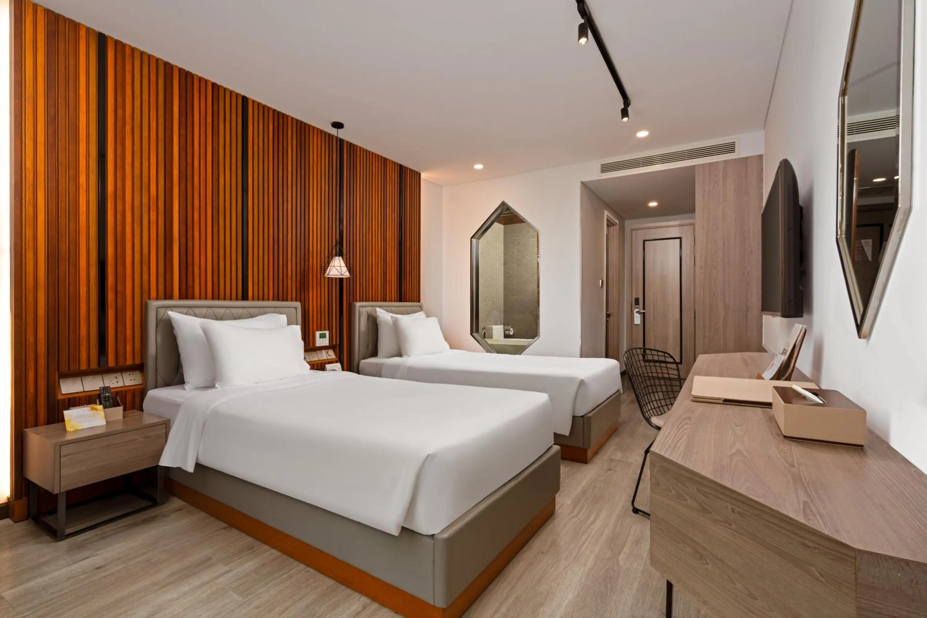 Bed in HAIAN Riverfront Hotel Da Nang