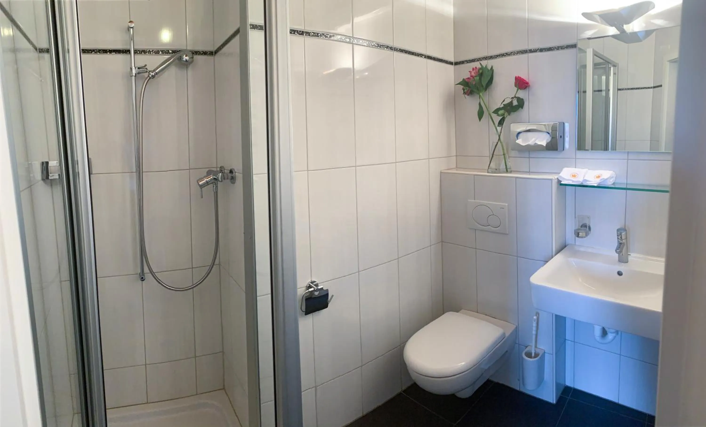 Bathroom in SWISS HOTEL LA COURONNE