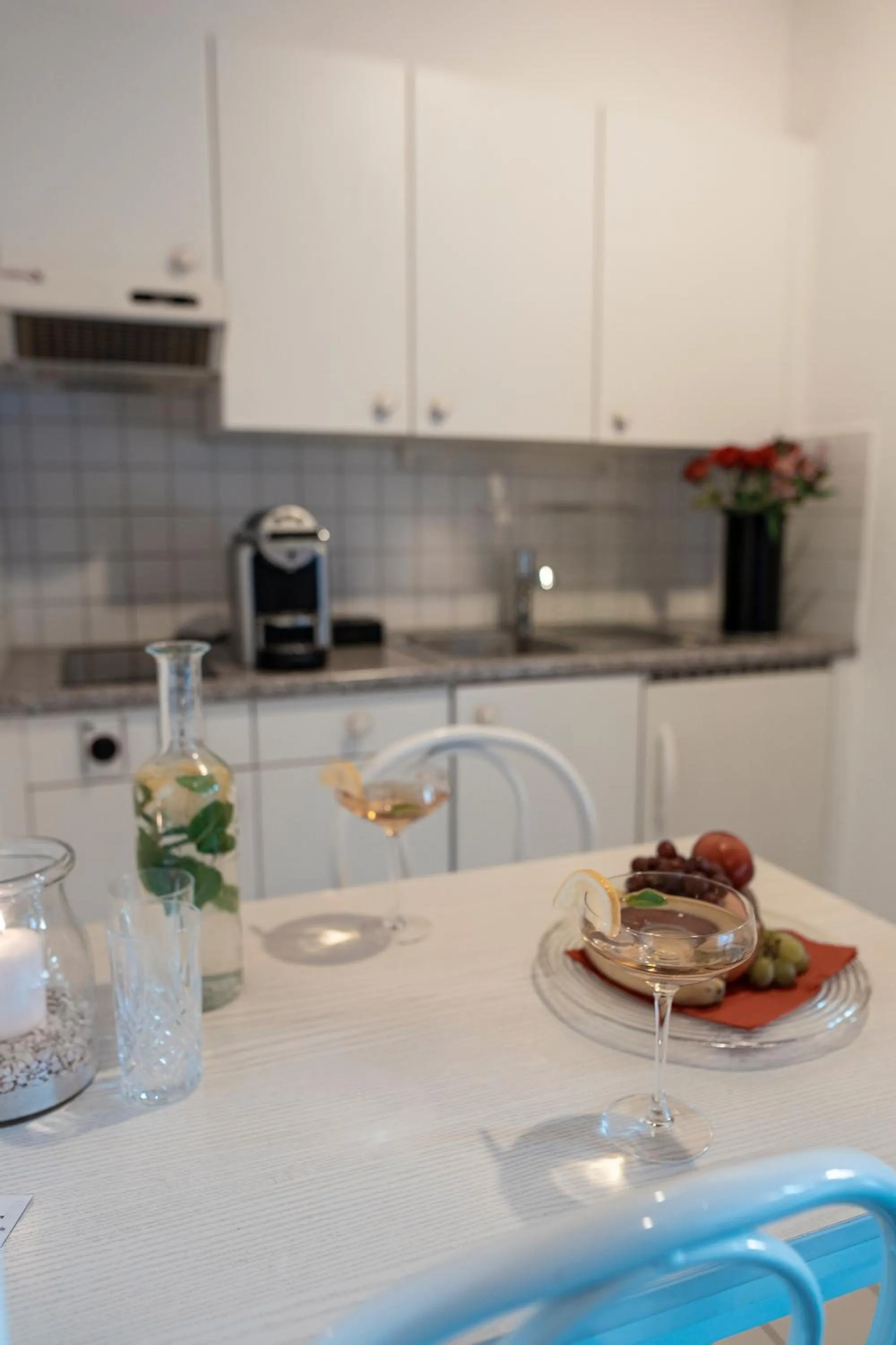 Kitchen or kitchenette in SWISS HOTEL LA COURONNE
