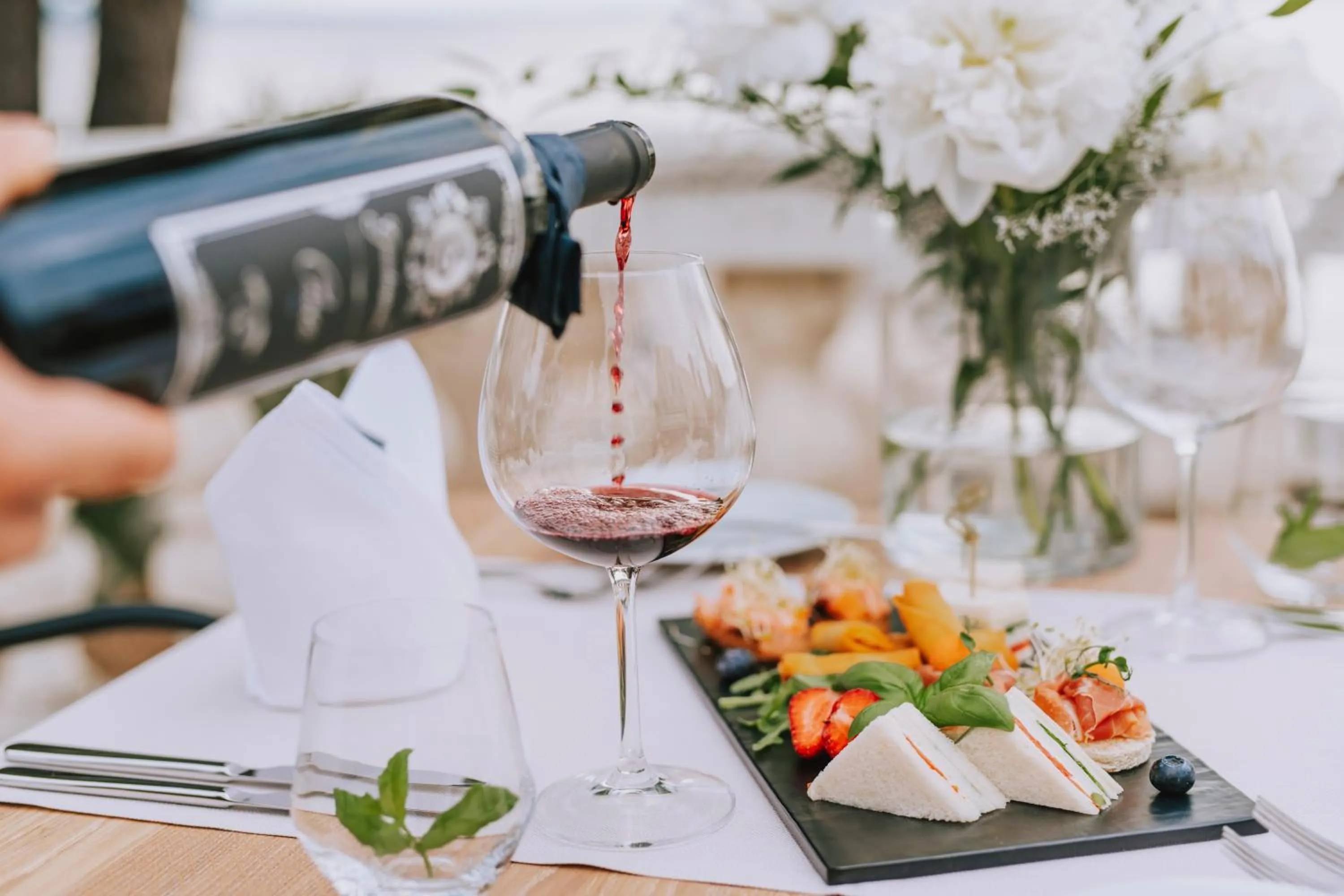 Food and drinks in Hotel Miramare