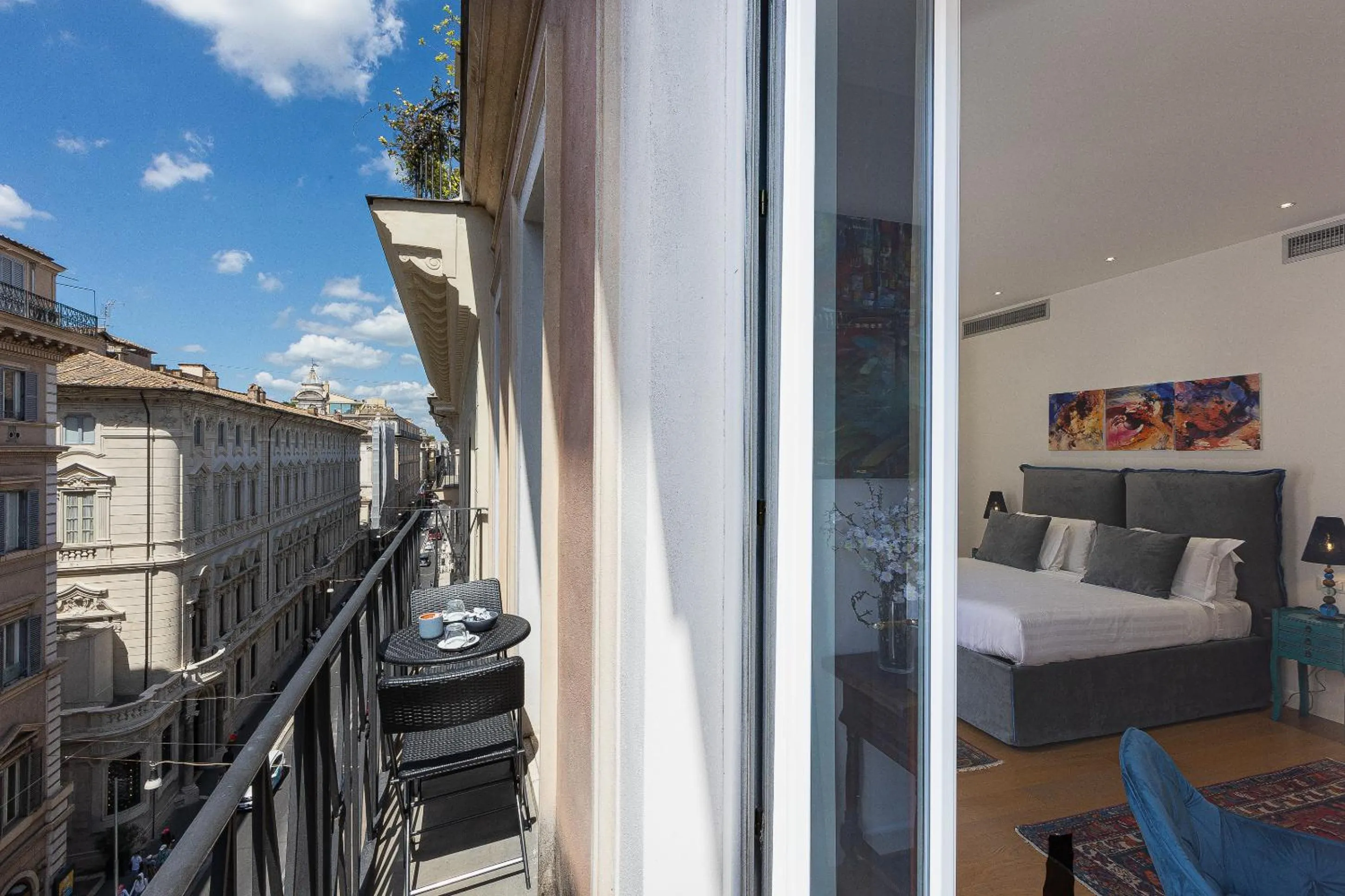 Balcony/Terrace, Bed in Suite della Pigna