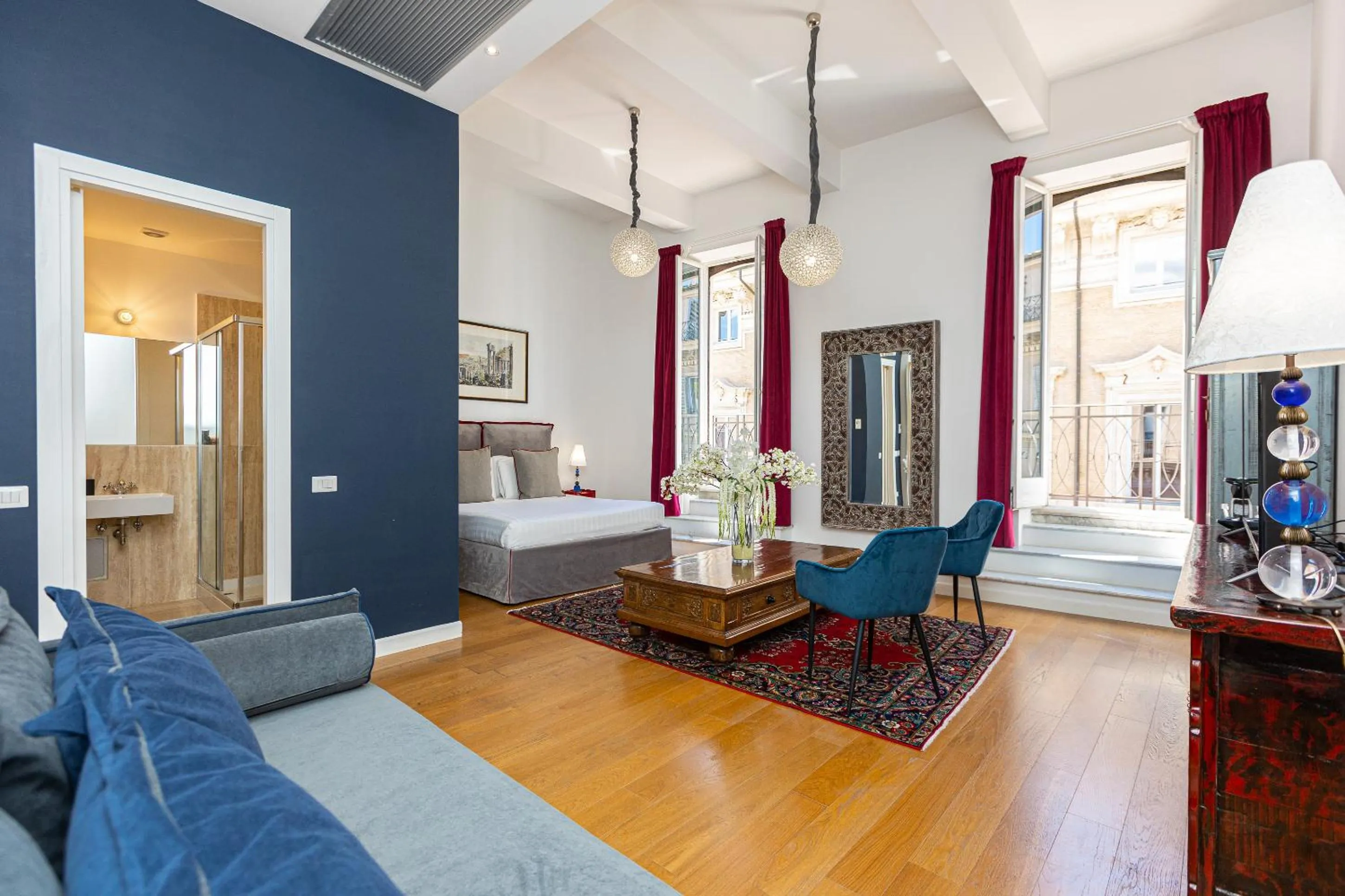 Photo of the whole room in Suite della Pigna