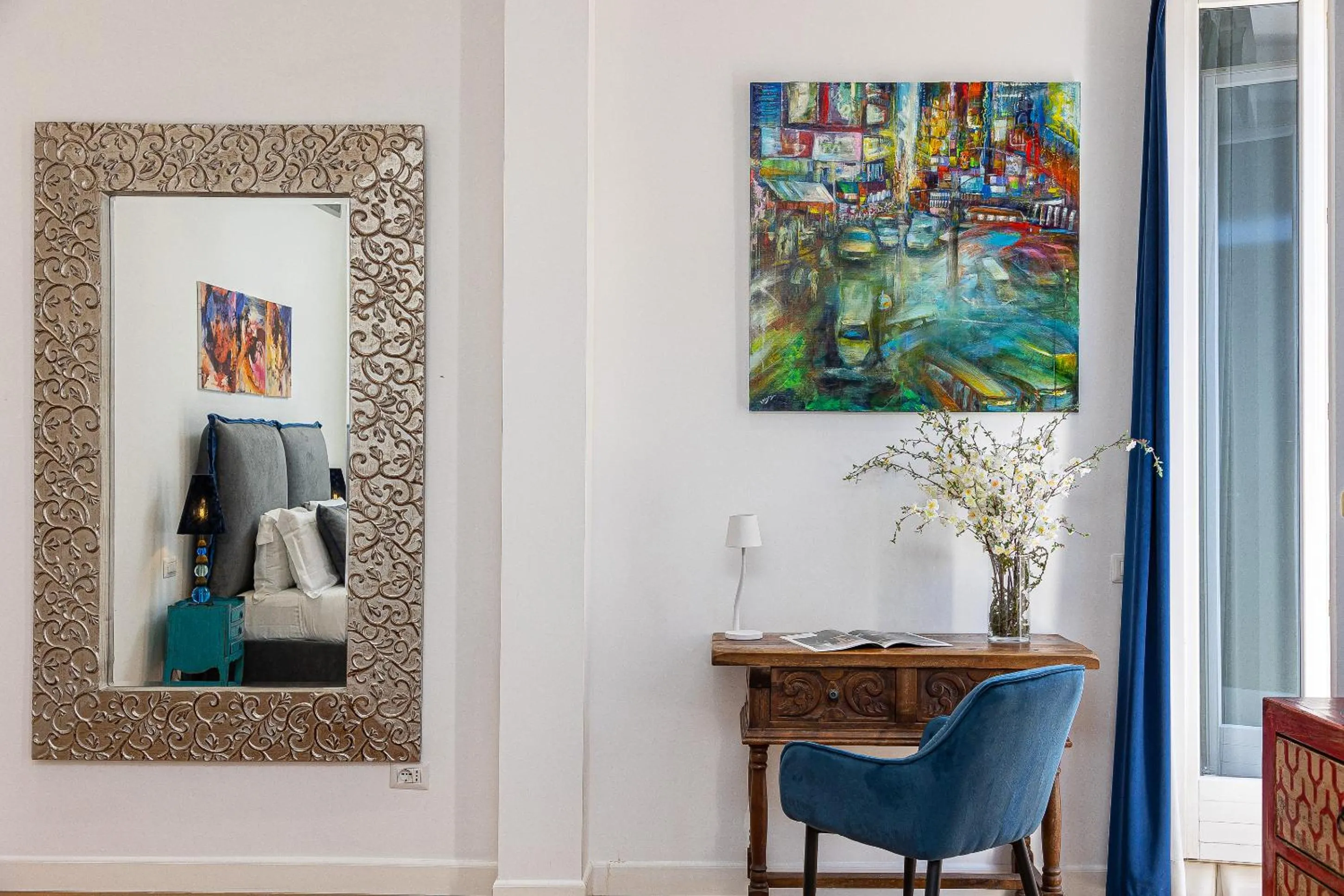 Seating area in Suite della Pigna