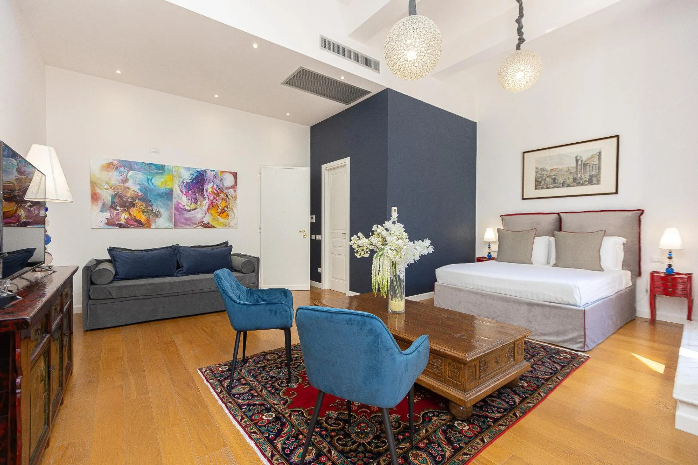 Photo of the whole room, Bed in Suite della Pigna