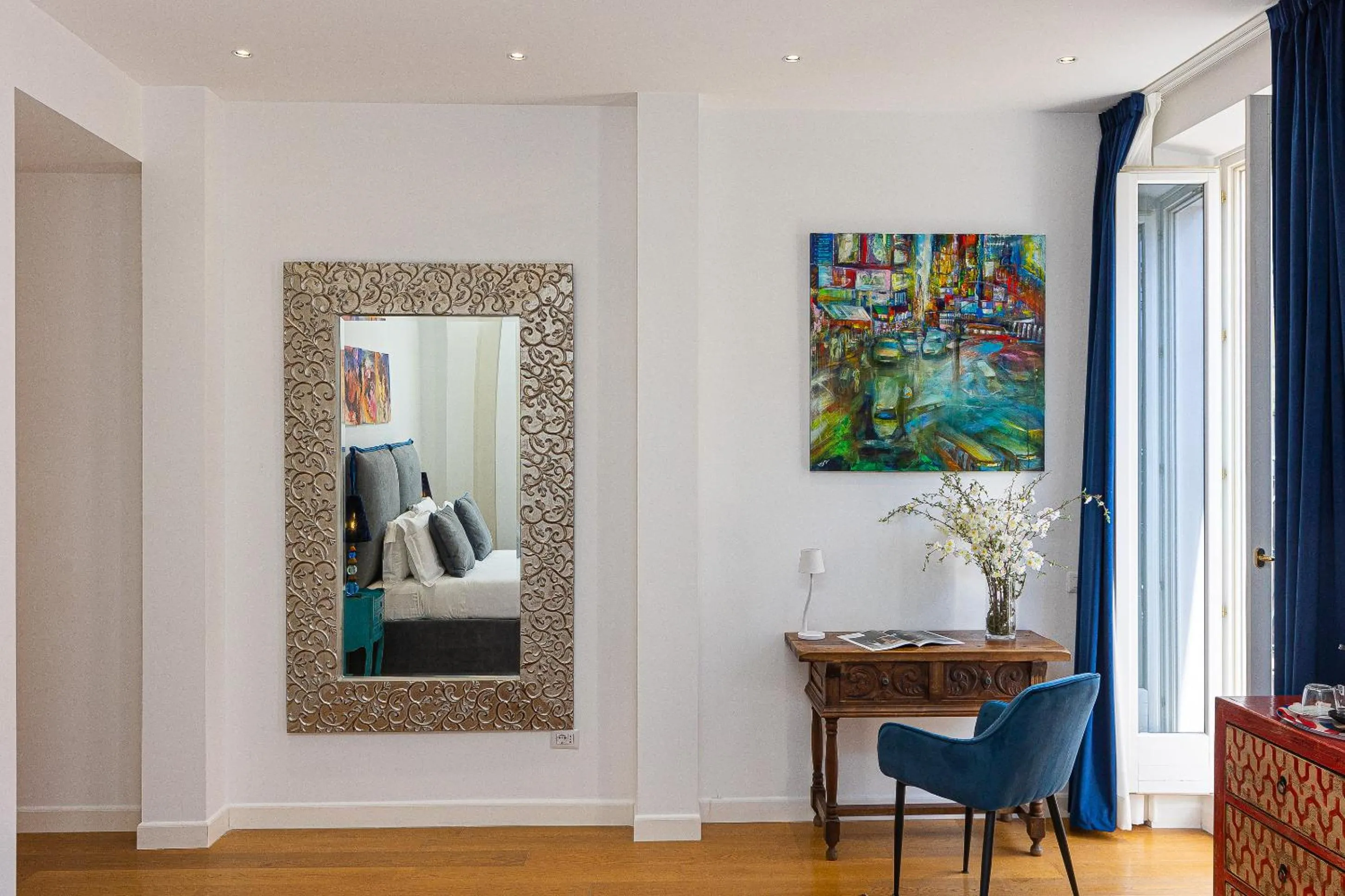 Seating area in Suite della Pigna