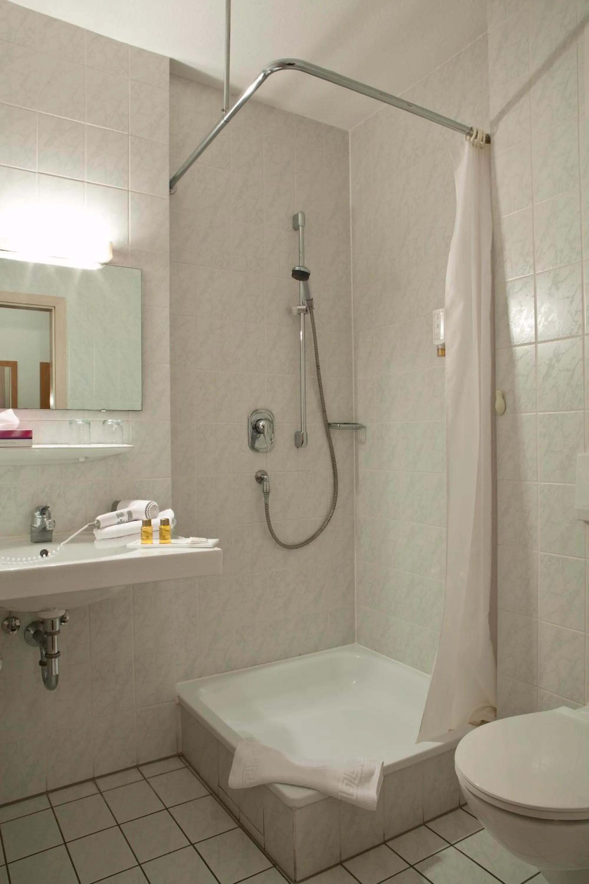 Bathroom in Airport-Hotel Stetten