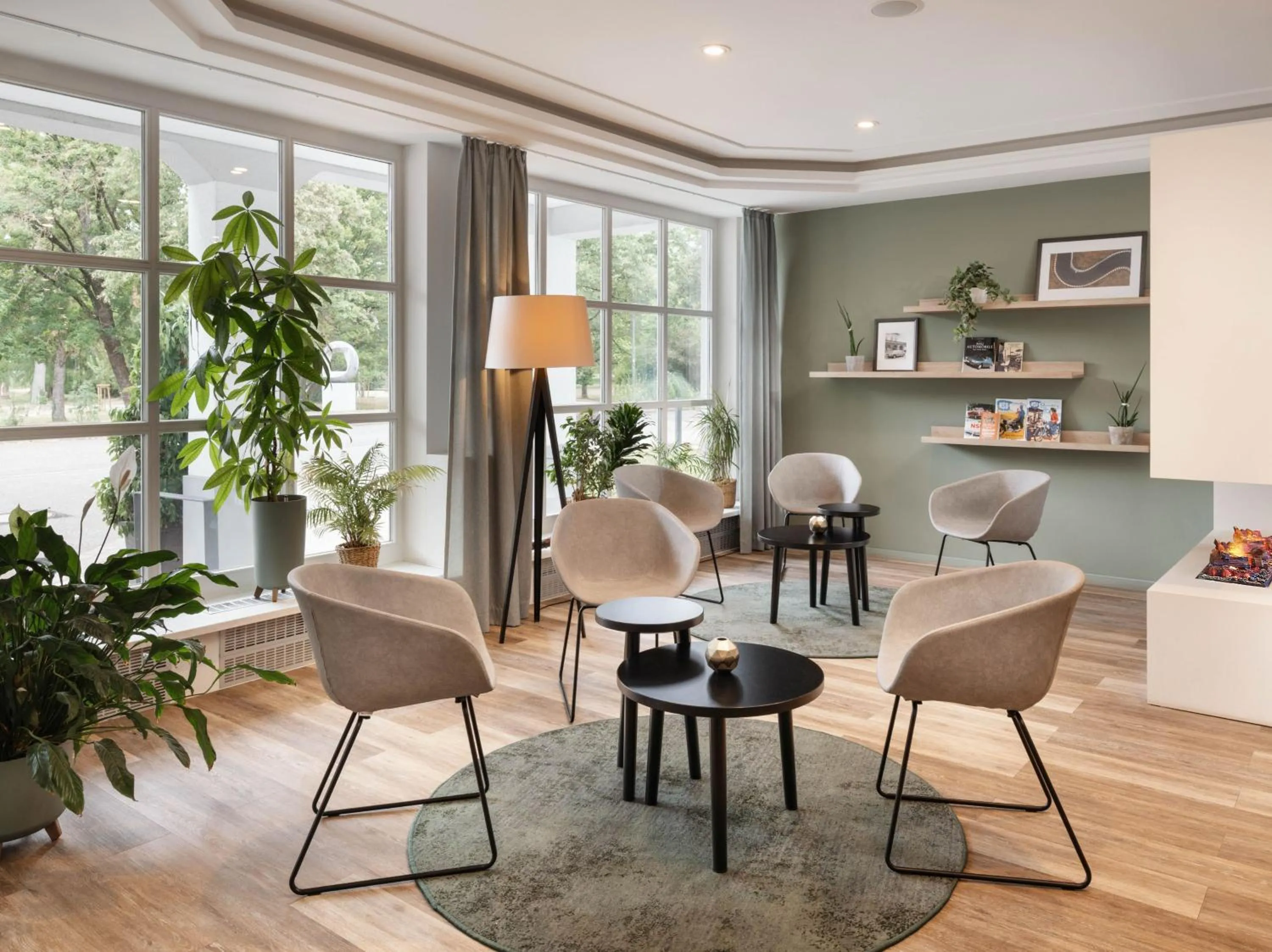 Seating area in ibis Styles Neckarsulm