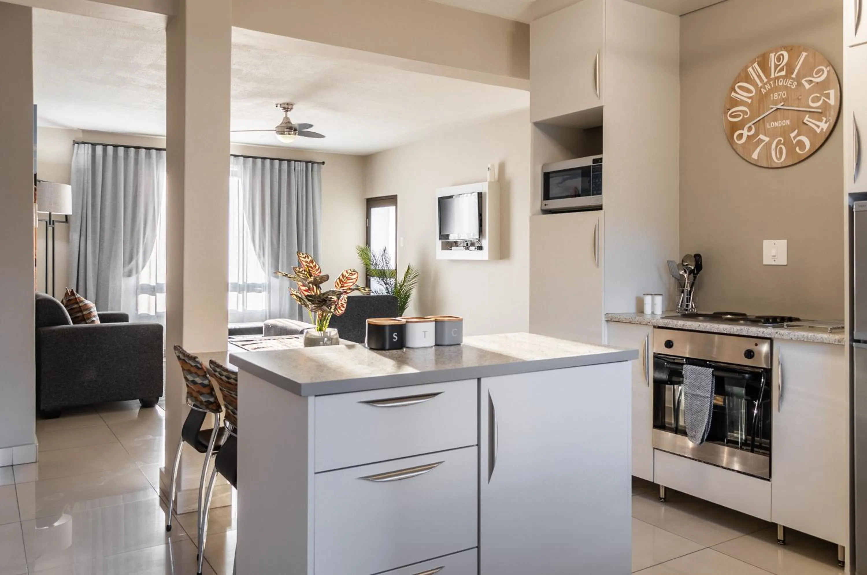 kitchen in Hillside Accommodation