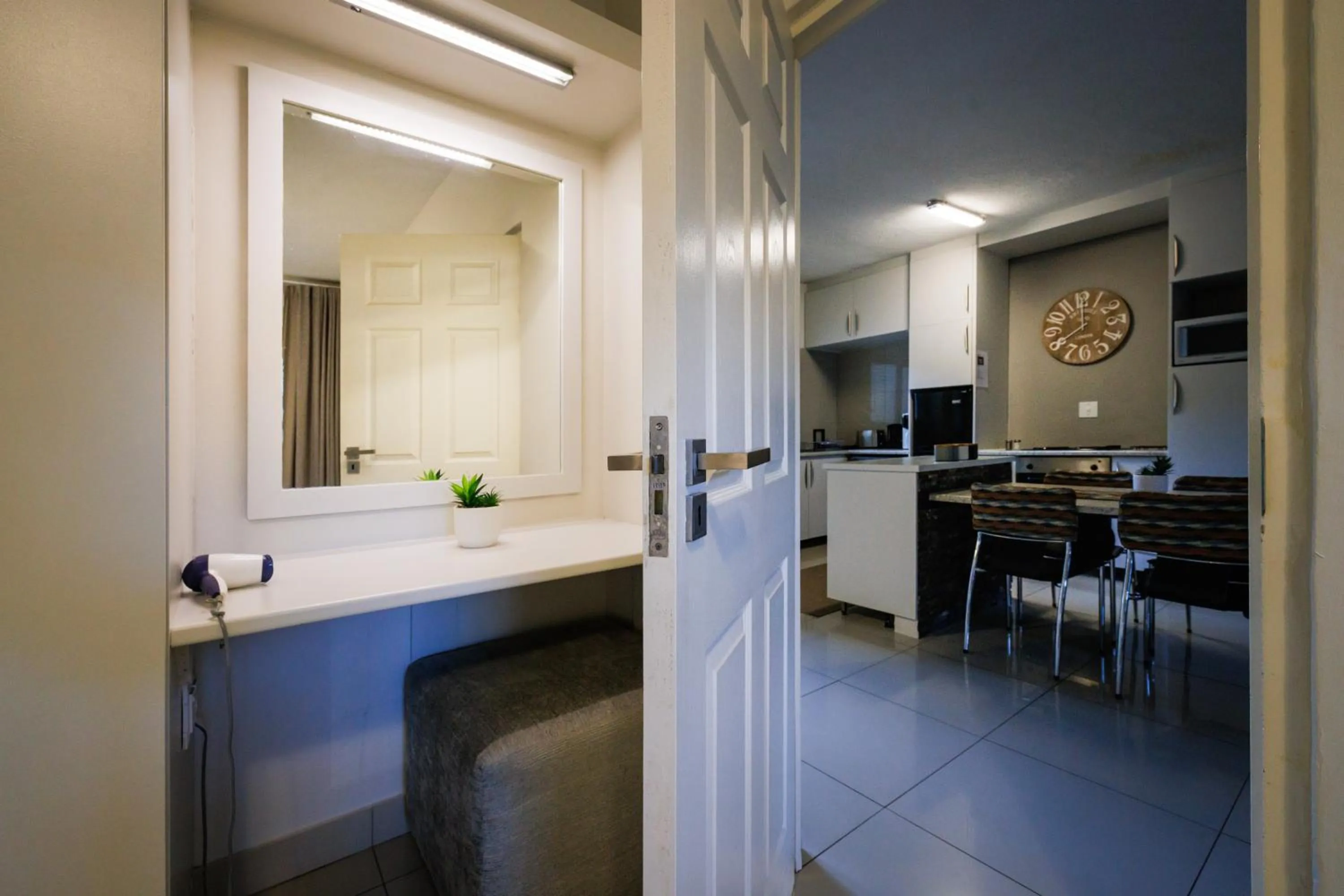 Kitchen or kitchenette in Hillside Accommodation