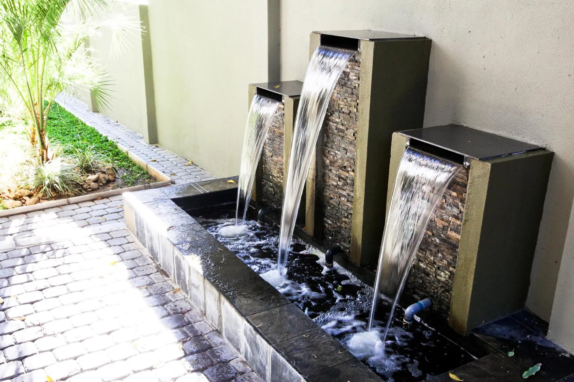Garden view in Hillside Accommodation
