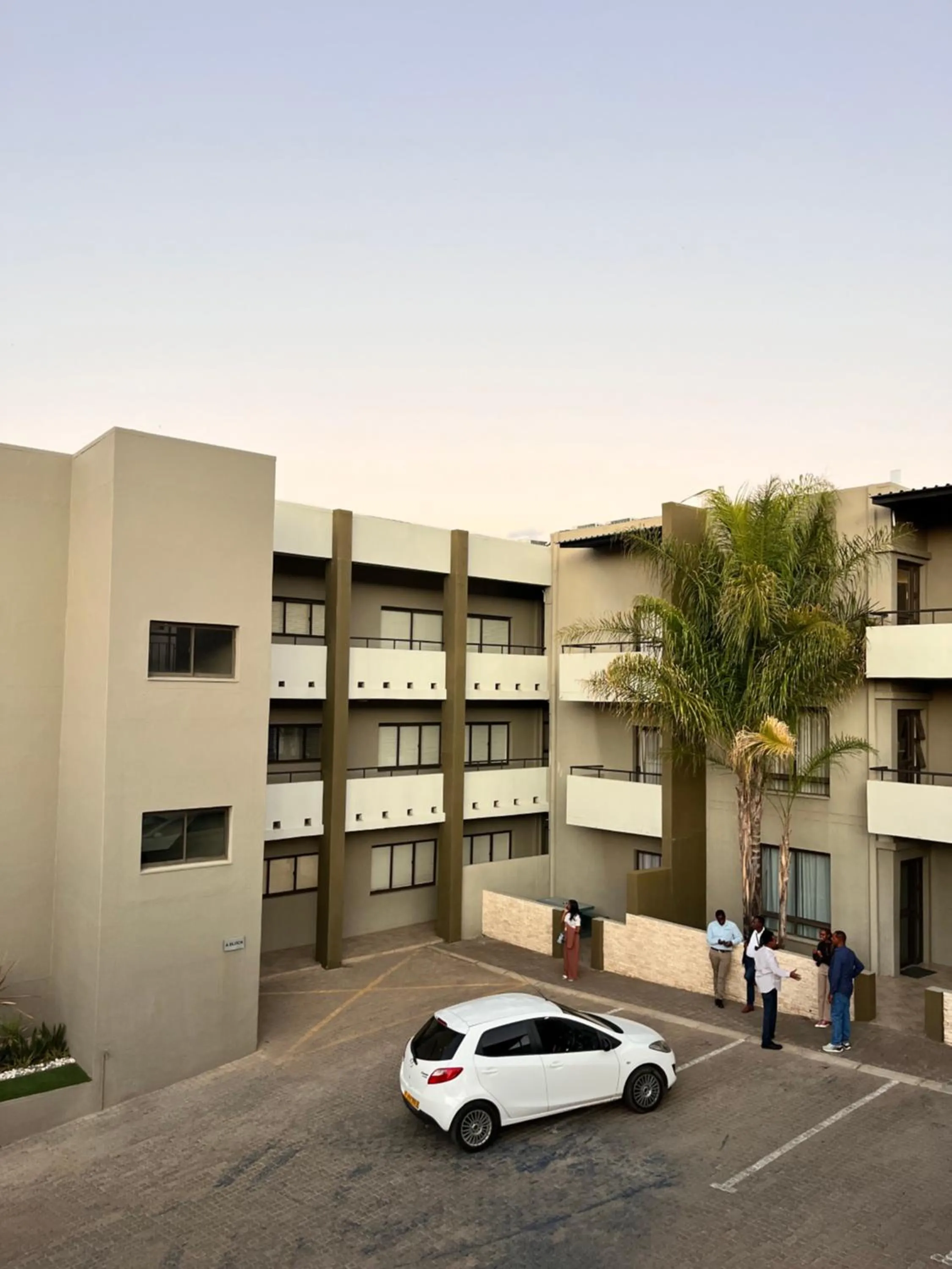 group of guests in Hillside Accommodation