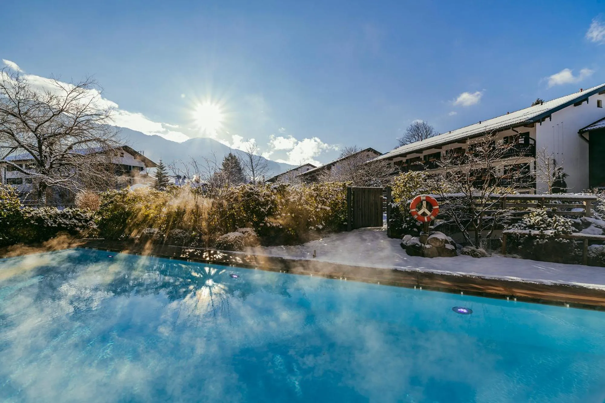 Swimming pool in Spa & Resort Bachmair Weissach, LUXURY FAMILY RESORT
