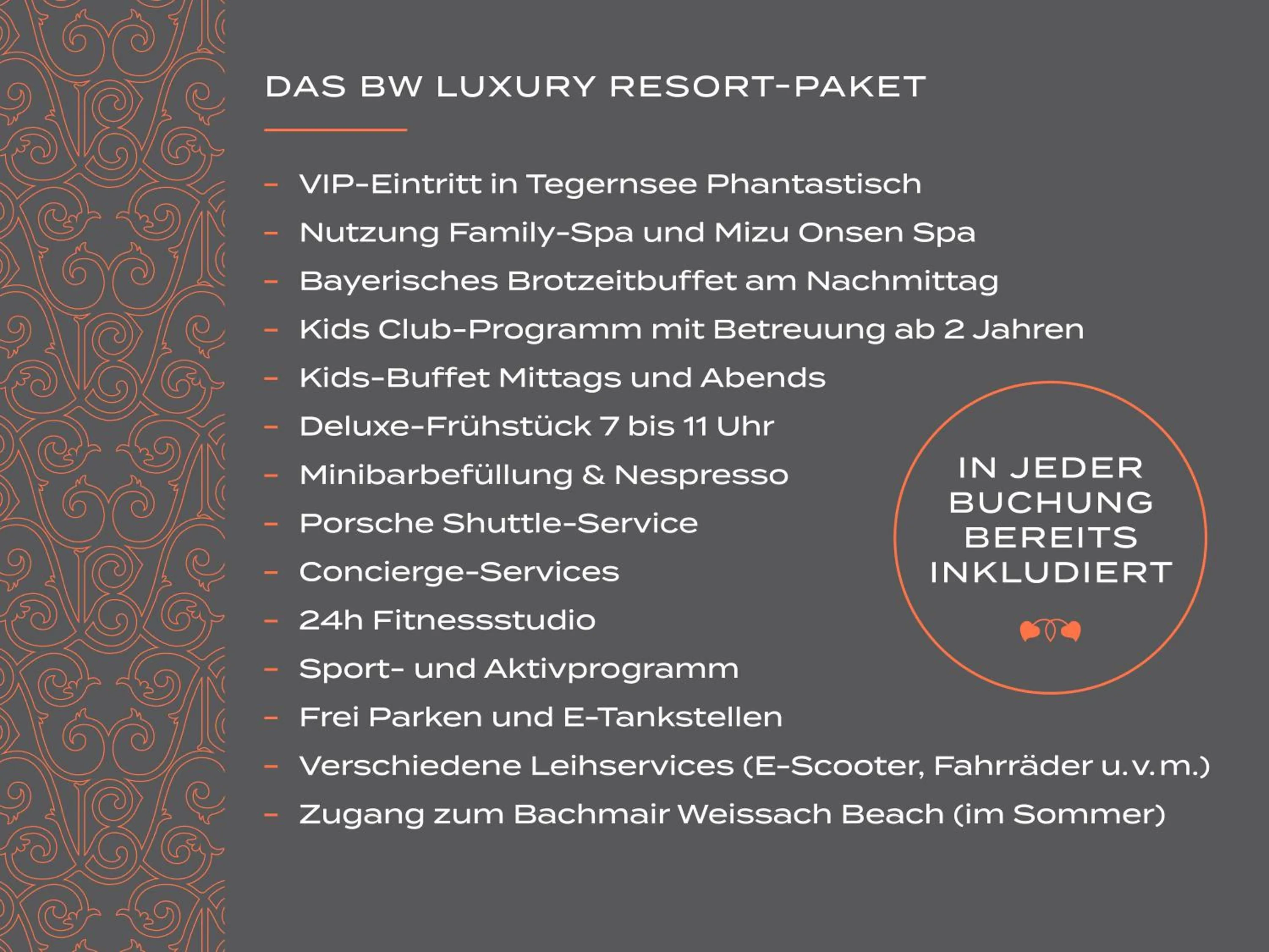 Spa & Resort Bachmair Weissach, LUXURY FAMILY RESORT