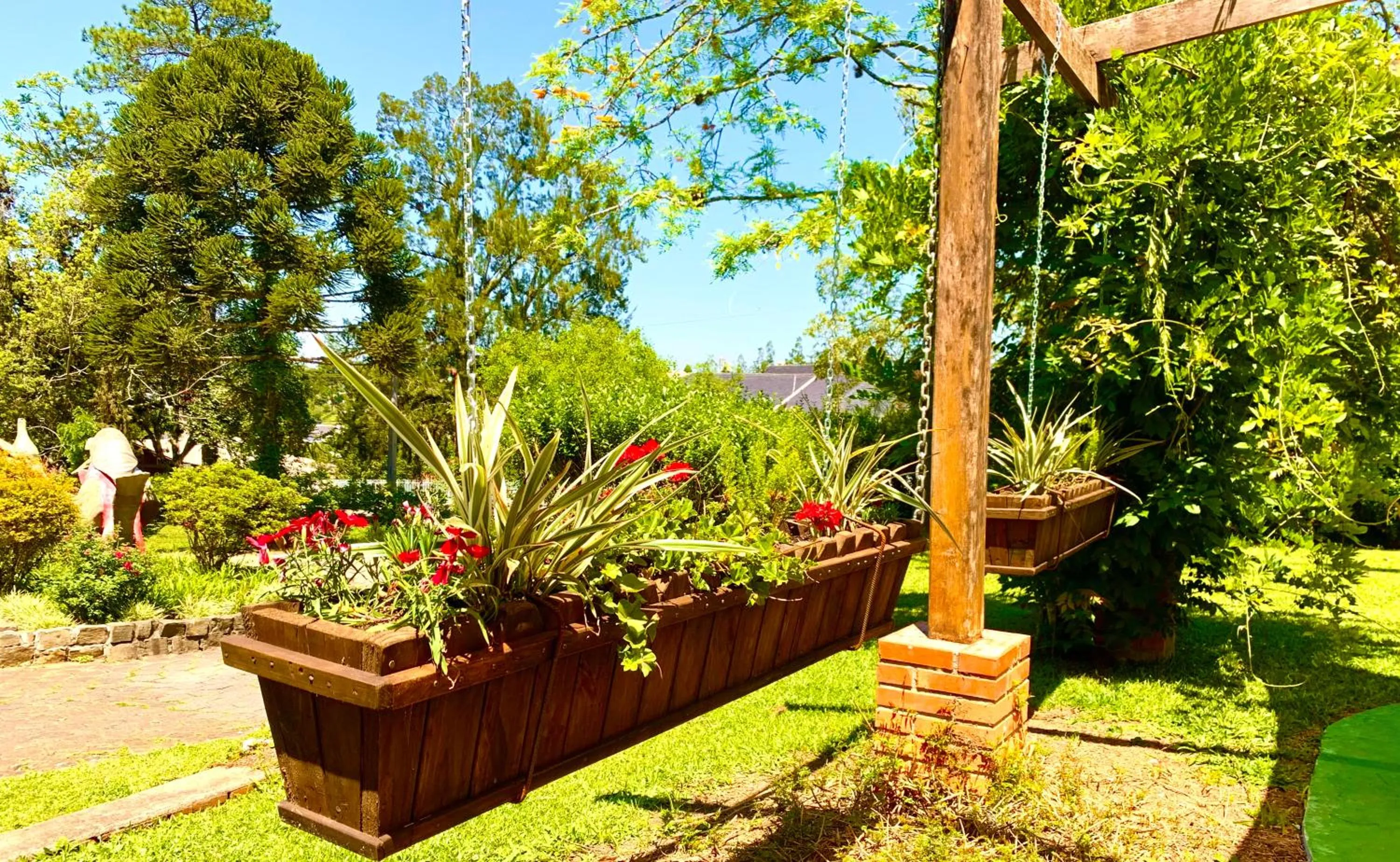 Garden in Hotel Pousada Joao de Barro