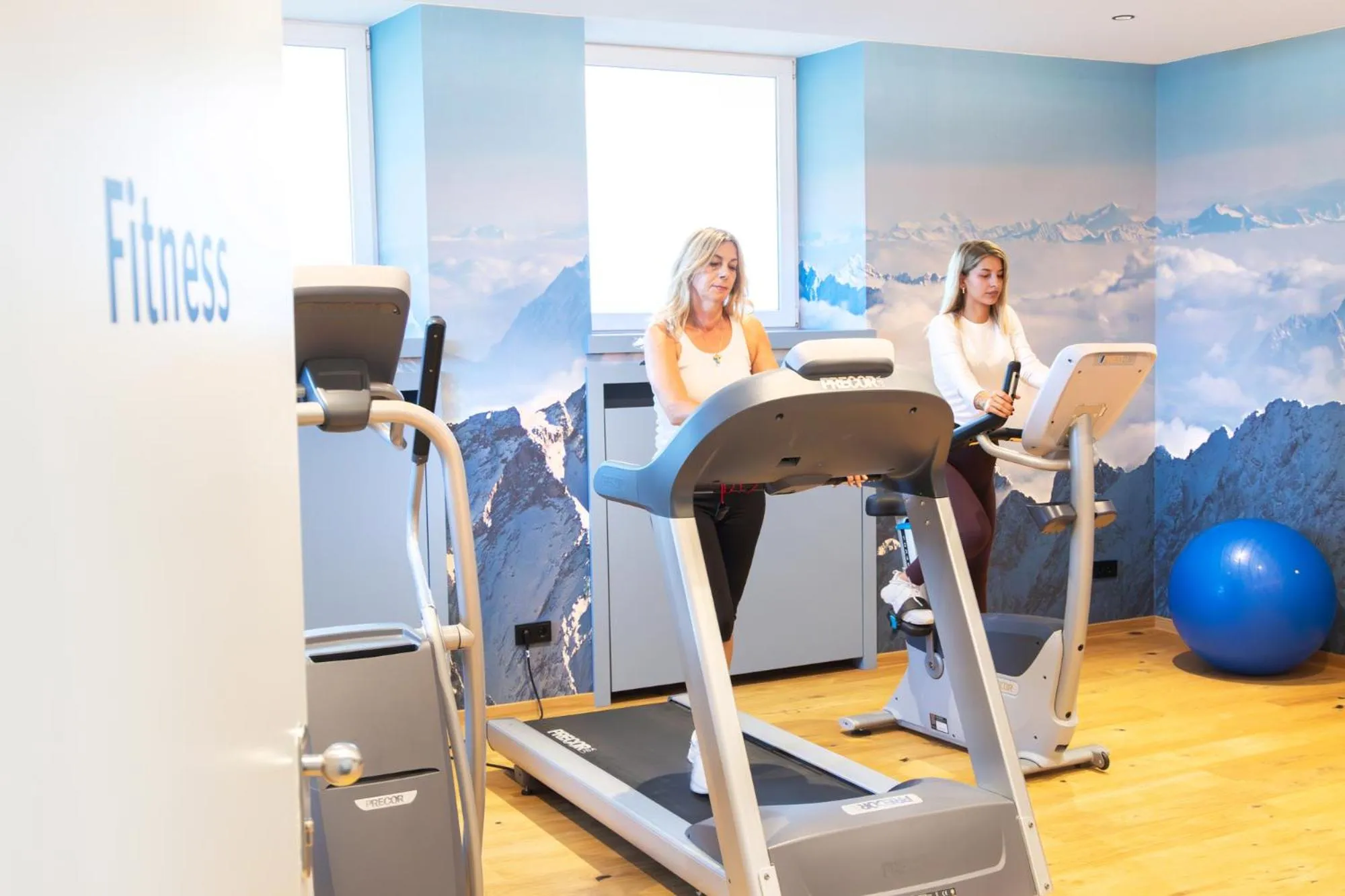 Fitness centre/facilities in Hotel Alpenblick