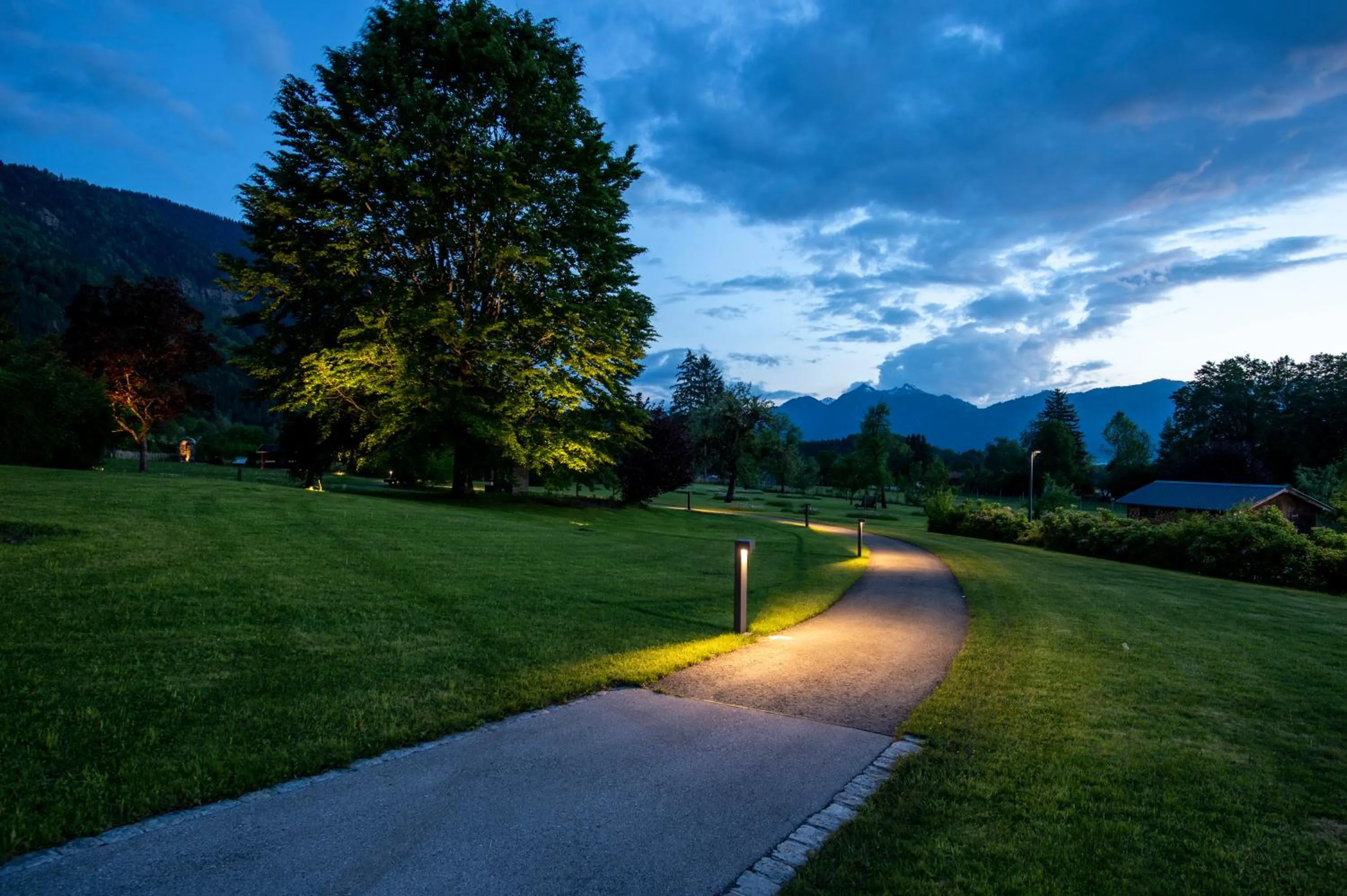 Patio in Hotel Alpenblick