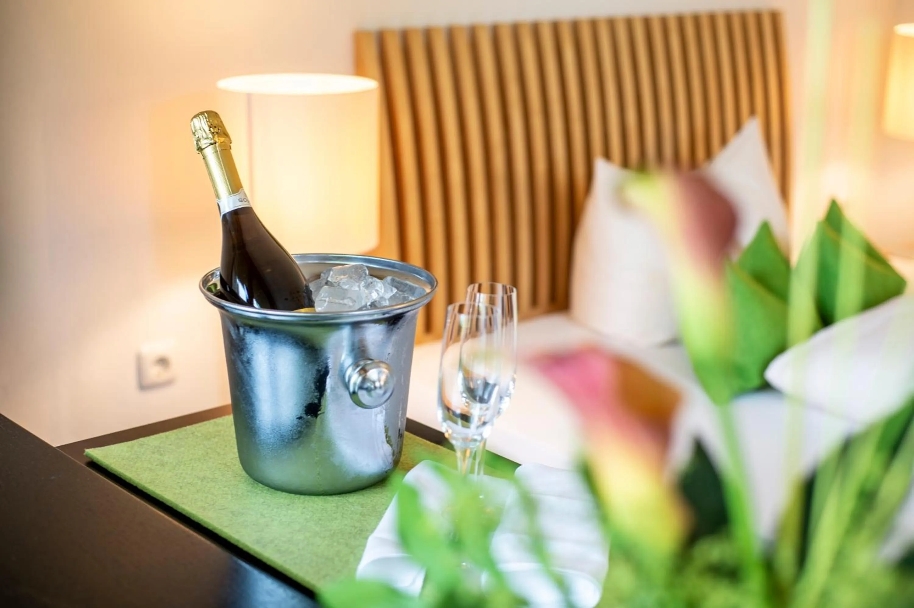 Bed in Hotel Alpenblick